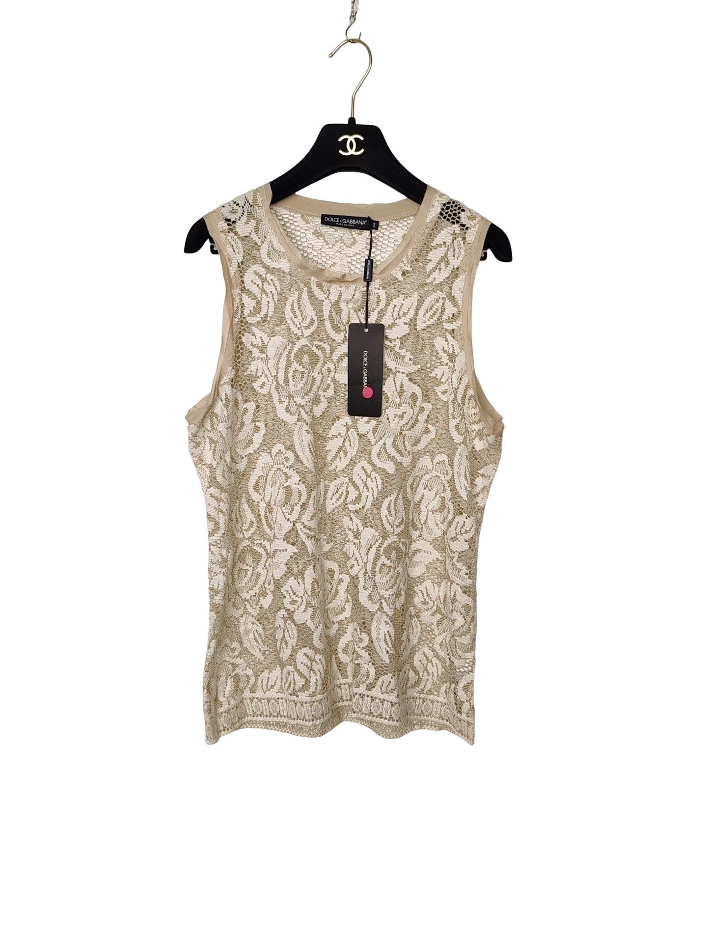Dolce & Gabbana Dolce & Gabbana Lace Tank Top Size 44 Size M / US 6-8 / IT 42-44 - 1 Thumbnail