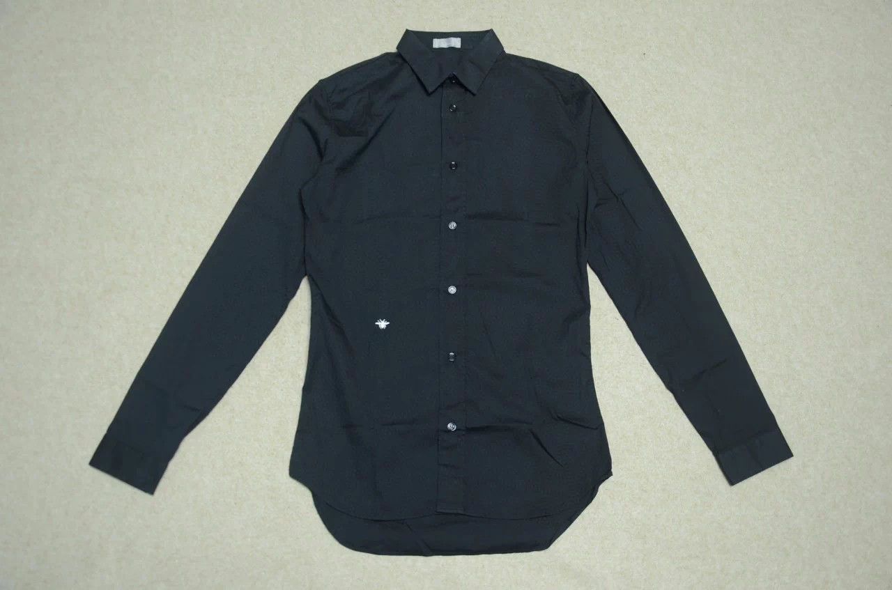 Dior Dior Classic Bee Embroidered Black Shirt Size US S / EU 44-46 / 1 - 1 Thumbnail