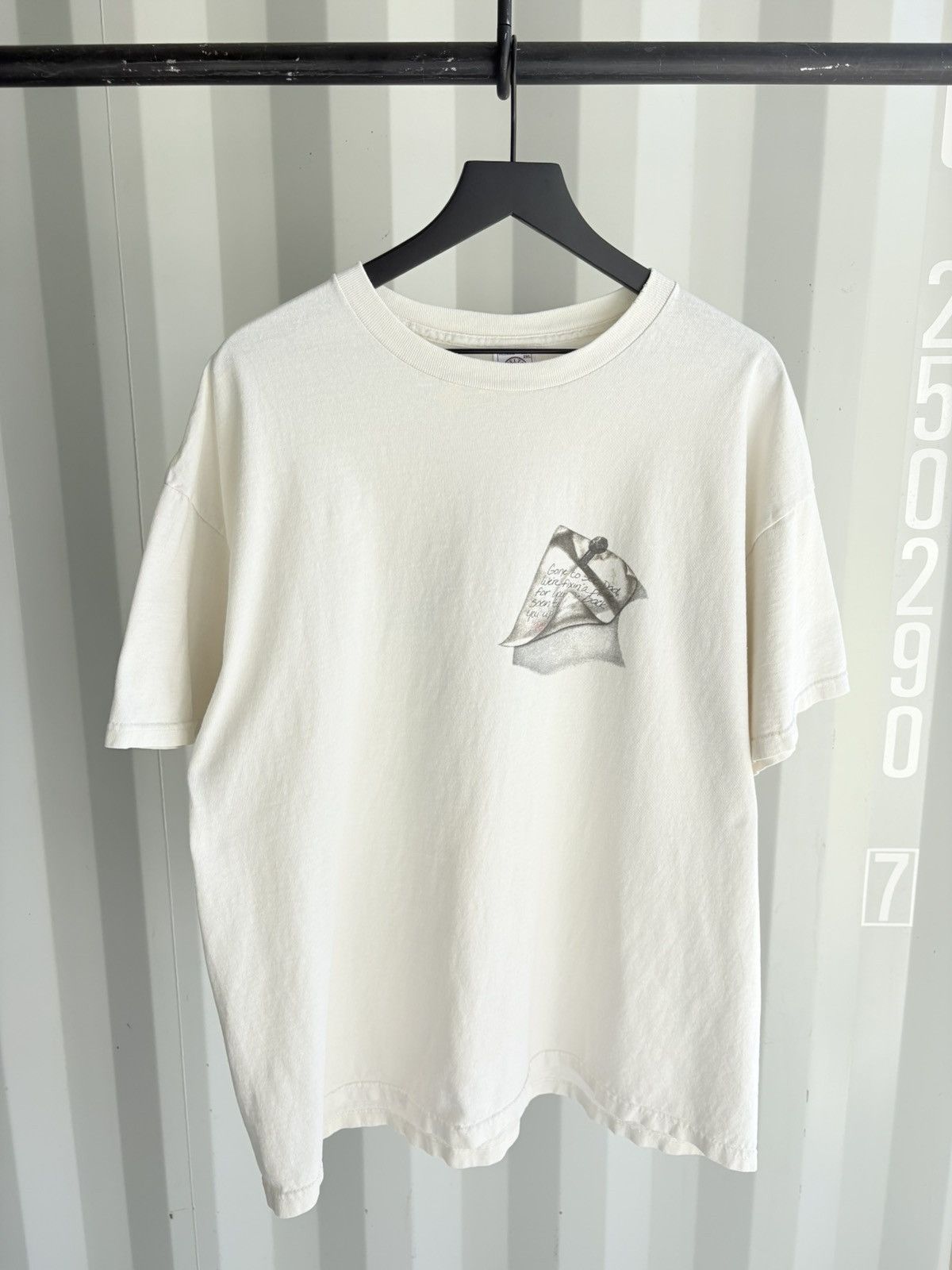 Vintage Gone to See Dad Jesus Thrashed Distressed Faded ERD Grunge Size US XXL / EU 58 / 5 - 2 Thumbnail