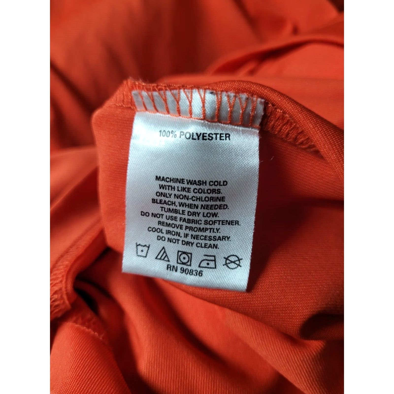 Vintage Panera Polo Shirt Medium Orange Polyester Short Sleeve Collared Polo Men RVs Style Rugby One Stop Apparel Size US M / EU 48-50 / 2 - 4 Thumbnail