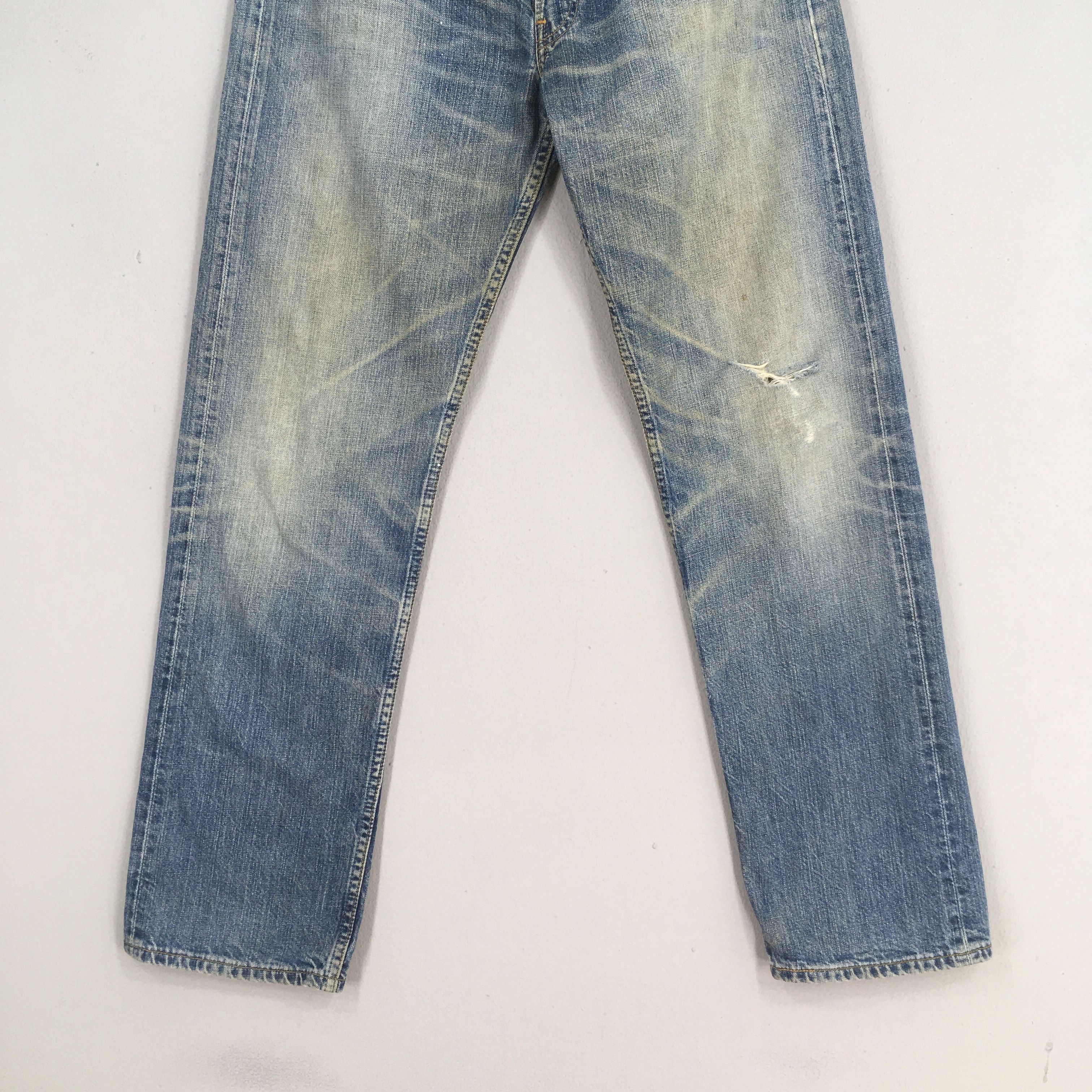 Levi's Size 30x31 Vintage 1990s Levi's 501 Faded Bluse Jeans S572 Size US 30 / EU 46 - 3 Thumbnail