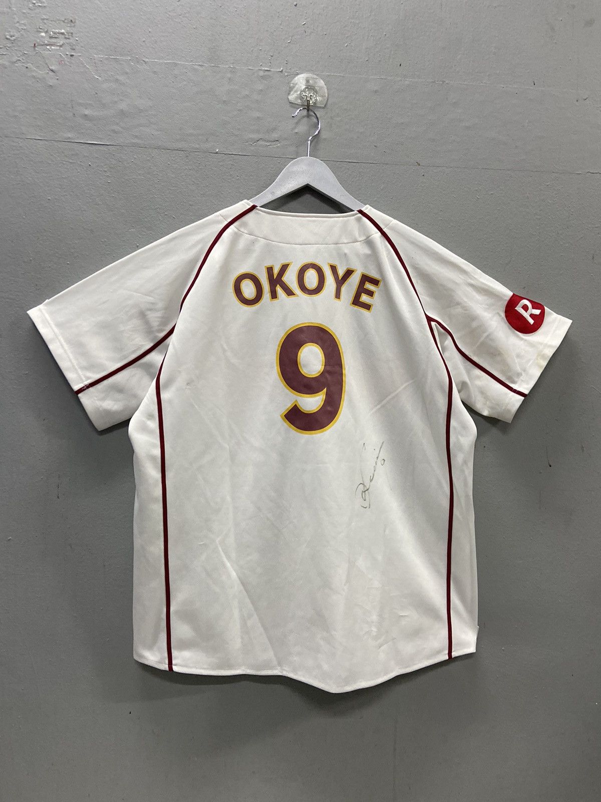 MLB TOHOKO RAKUTEN EAGLES LOUIS OKOYE 9 JERSEY 2019 autograph Size US L / EU 52-54 / 3 - 2 Thumbnail
