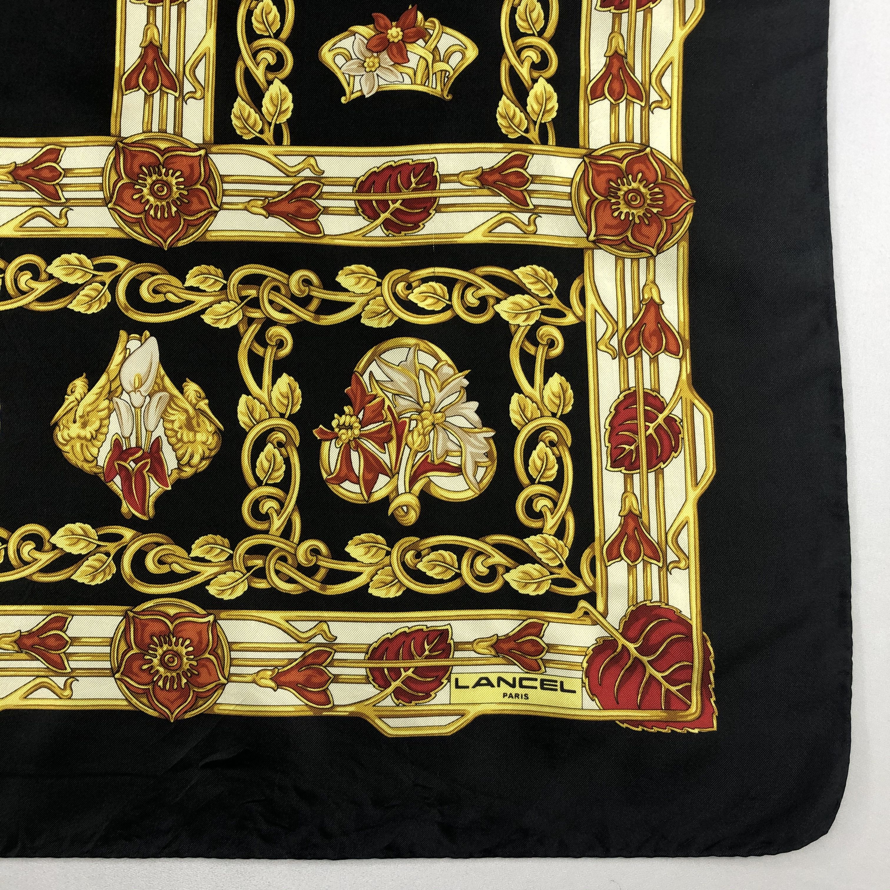 Lancel Vintage Lancel Silk Scarf Size ONE SIZE - 4 Thumbnail