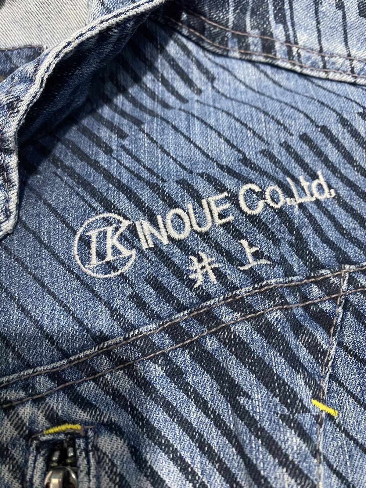 If Six Was Nine × Japanese Brand × Le Grande Bleu (L.G.B.) Y2k Tora by Toraichi biker denim jacket Size US M / EU 48-50 / 2 - 8 Thumbnail