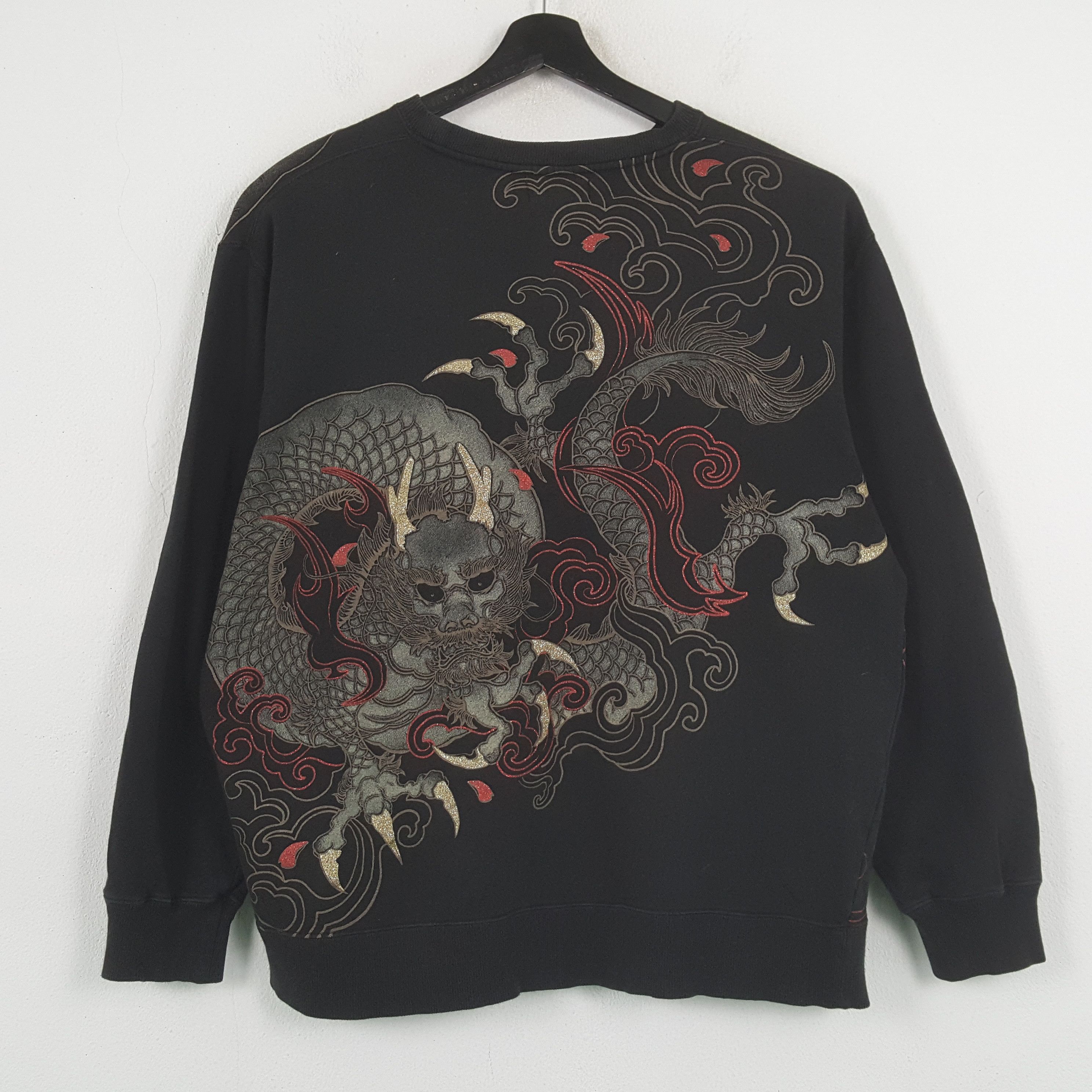 SORRIDERE DRAGON Sukajan Style Sweatshirt C291N25