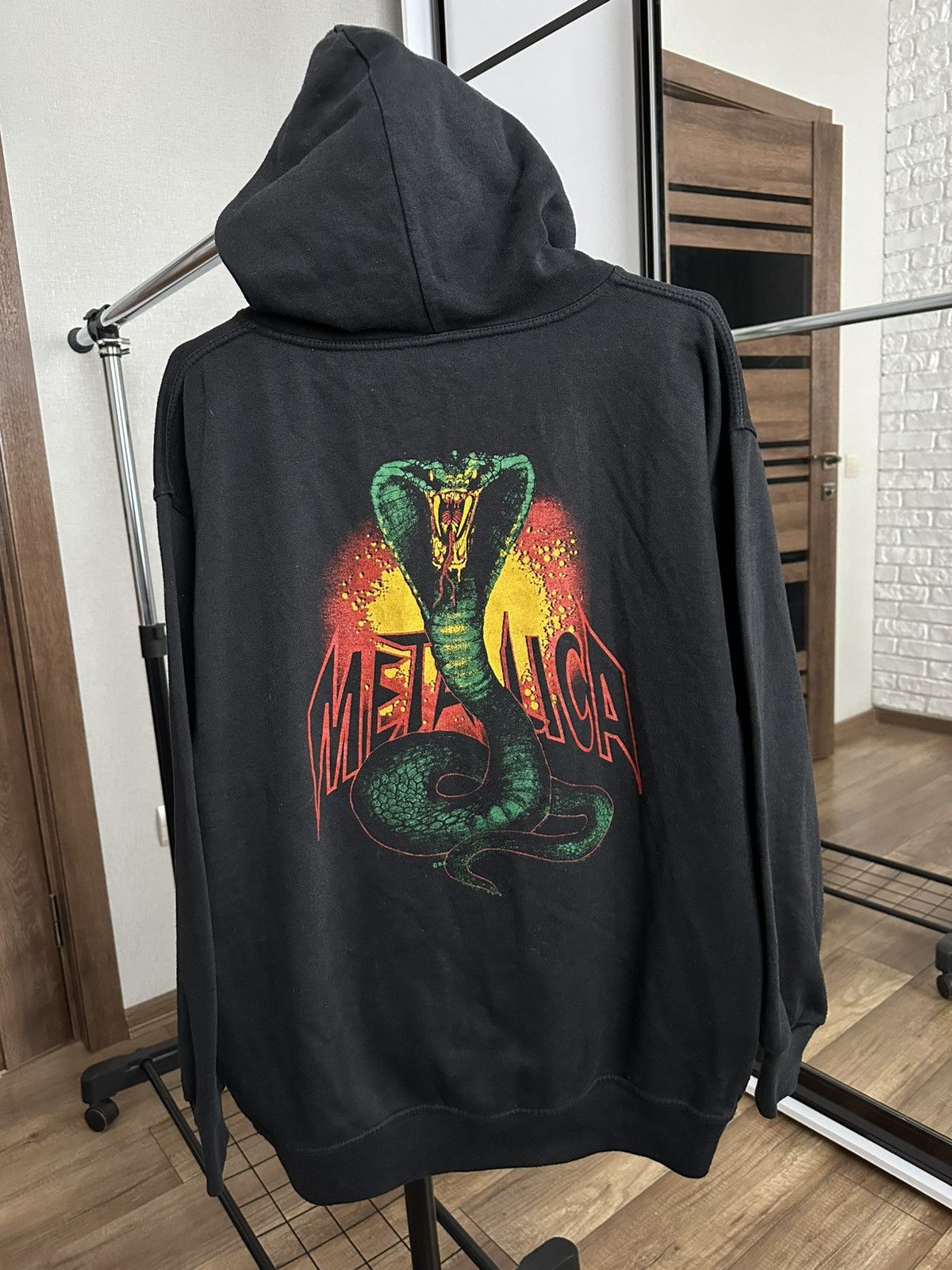 Metallica Metallica Vintage Band Rock Hoodie Pullover 90s Size US M / EU 48-50 / 2 - 1 Thumbnail