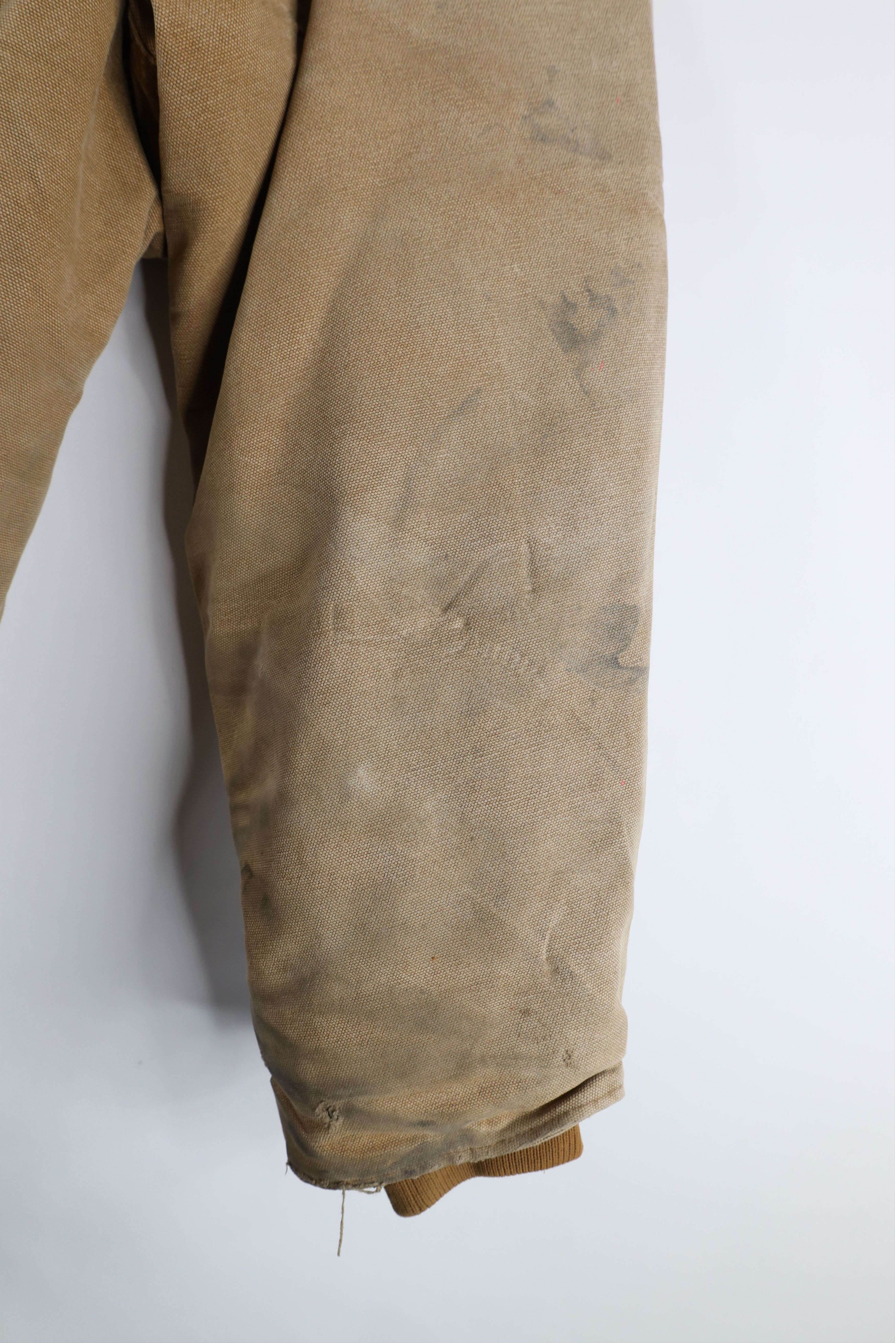 Carhartt × Vintage Vintage Carhartt Spell Out Quilted Canvas Chore Barn Jacket Size US S / EU 44-46 / 1 - 5 Thumbnail