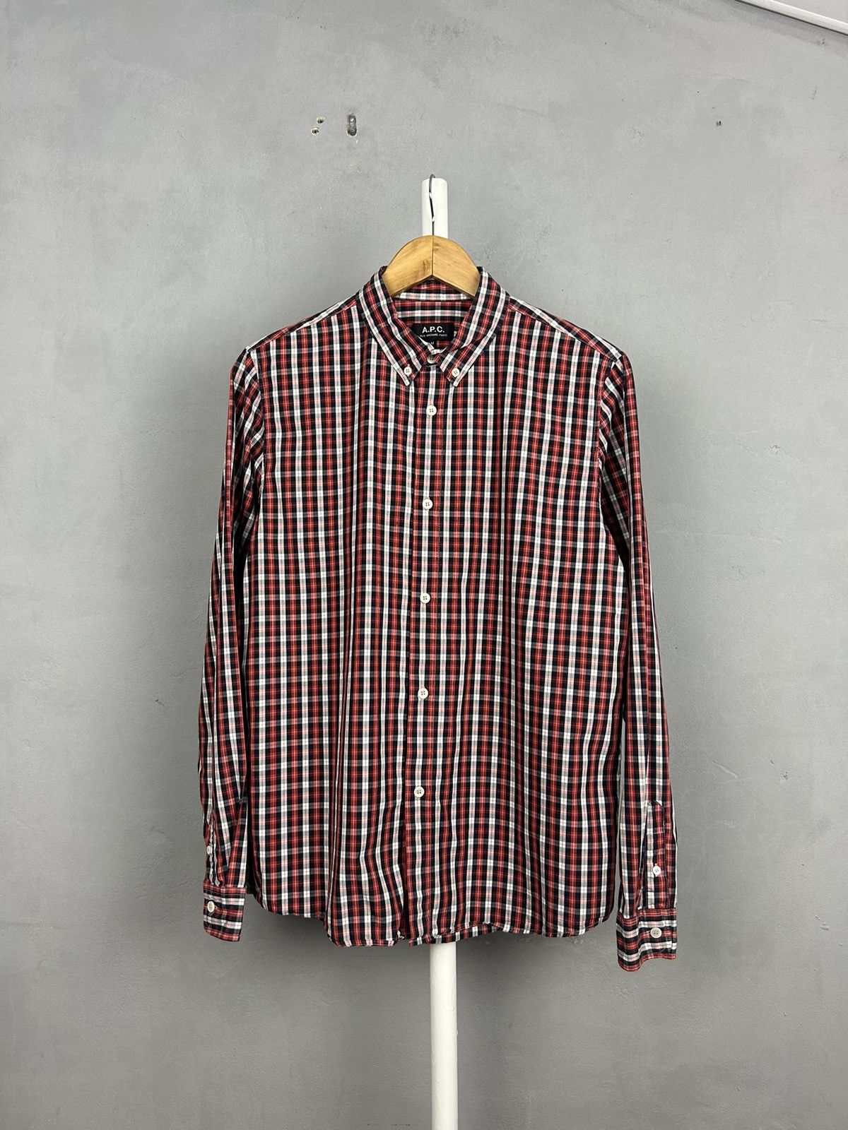 A.P.C. Apc long sleeve shirt cotton Size US M / EU 48-50 / 2 - 1 Thumbnail