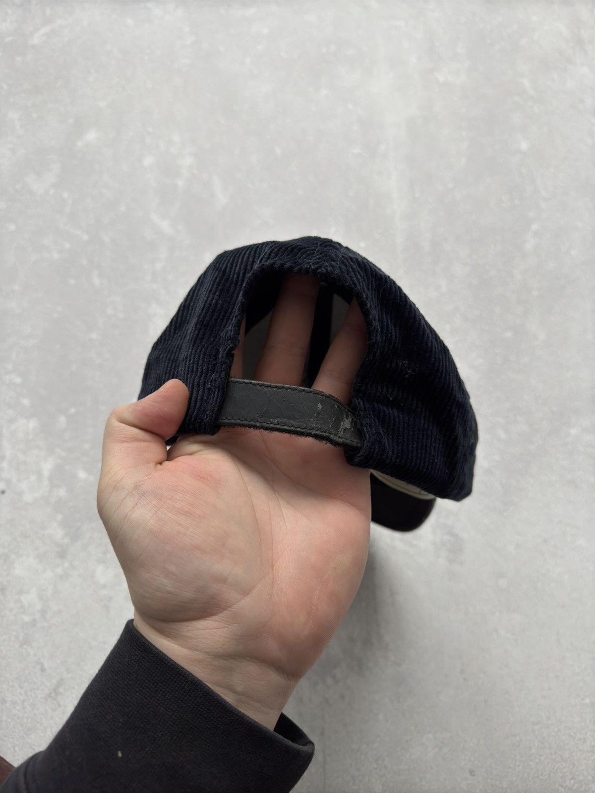 Jordan Brand × Vintage Vintage Jordan Jumpman Velvet Leather Cap Logo Hats USA Size ONE SIZE - 5 Thumbnail