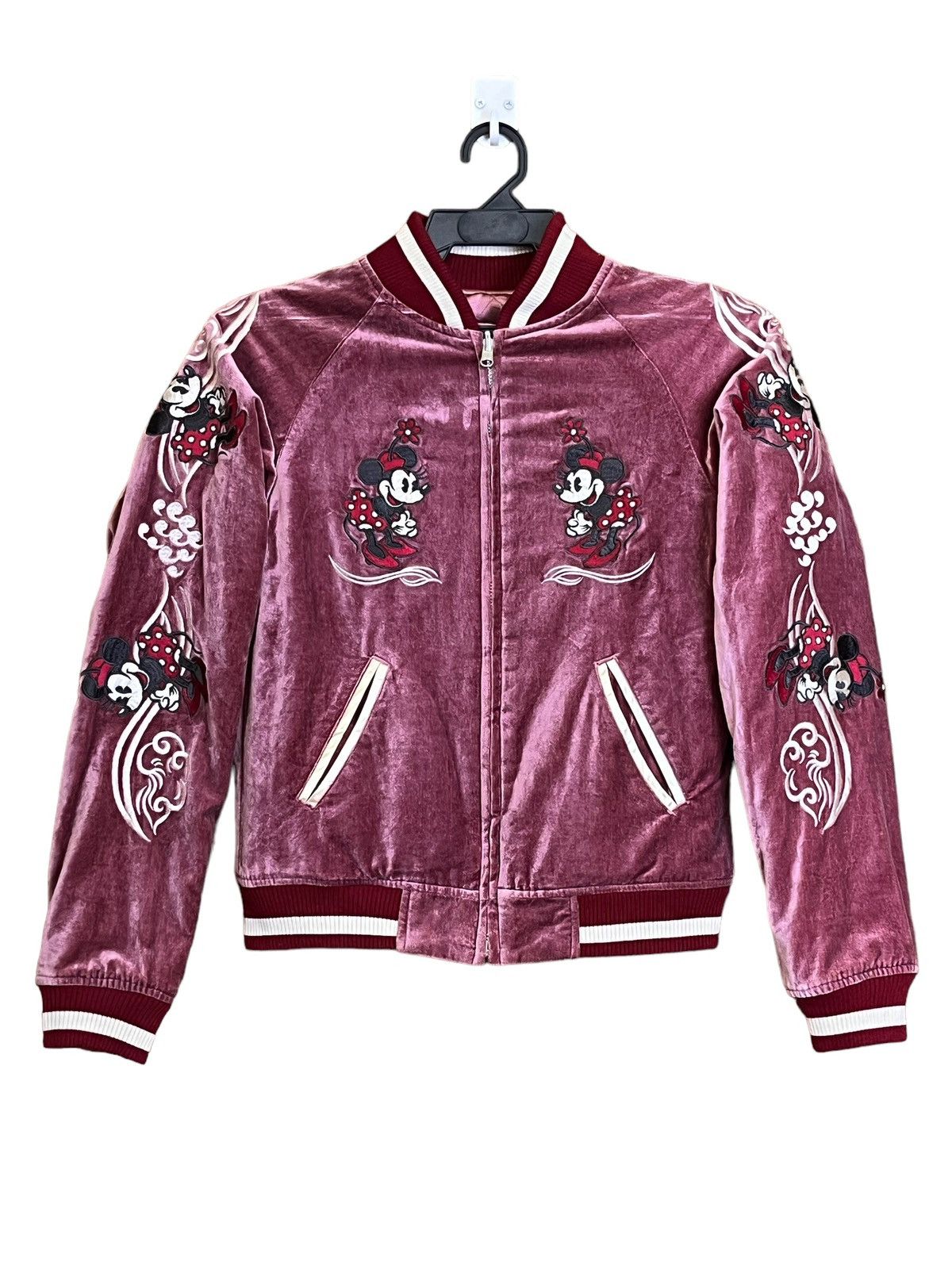 Disney SUKAJAN DISNEY MINNIE MOUSE NYLON/VELVET REVERSIBLE JACKET Size US XS / EU 42 / 0 - 4 Thumbnail