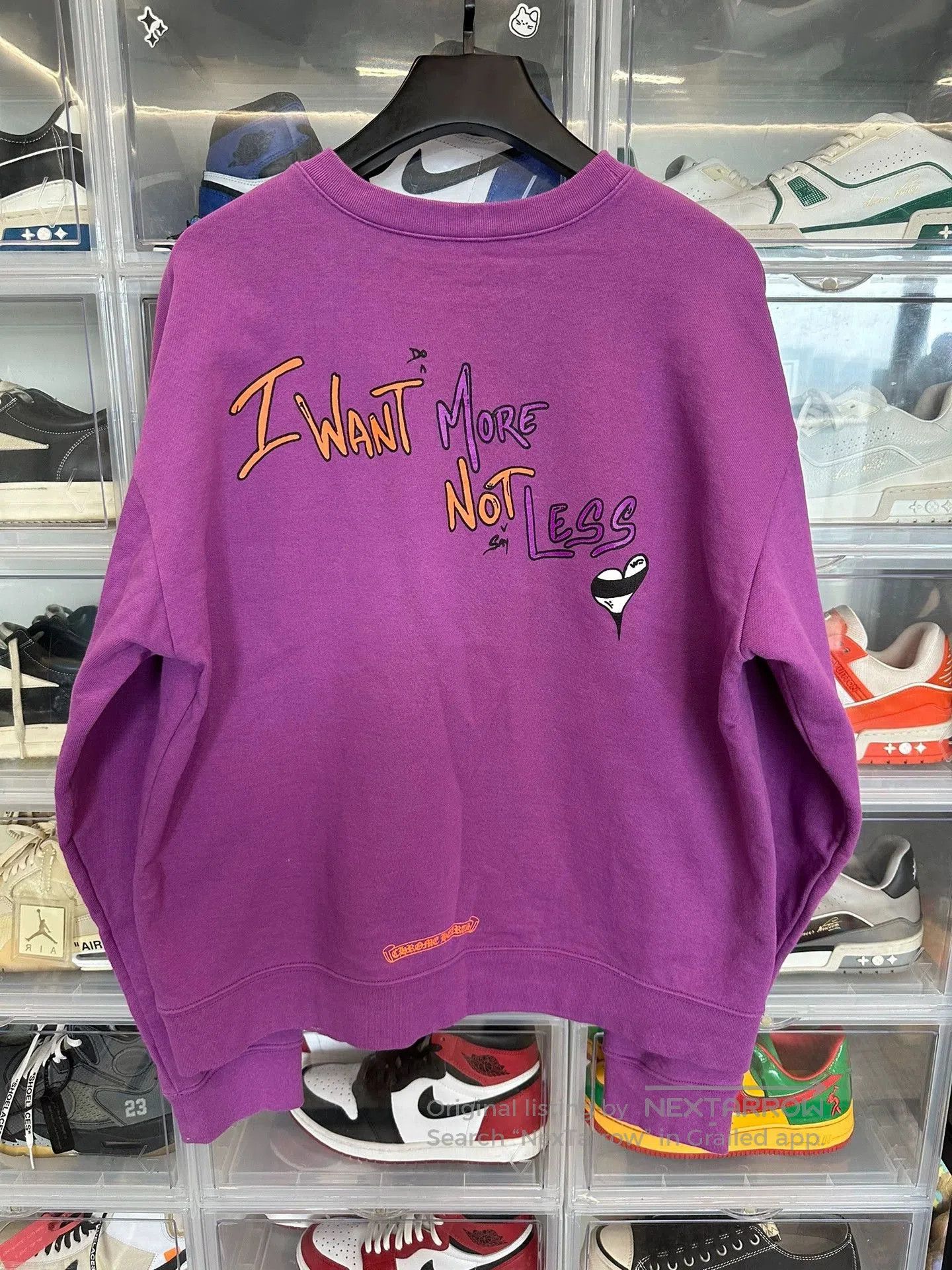 Chrome Hearts purple mattyboy graphic sweatshirt by chrome hearts. Size US L / EU 52-54 / 3 - 3 Thumbnail