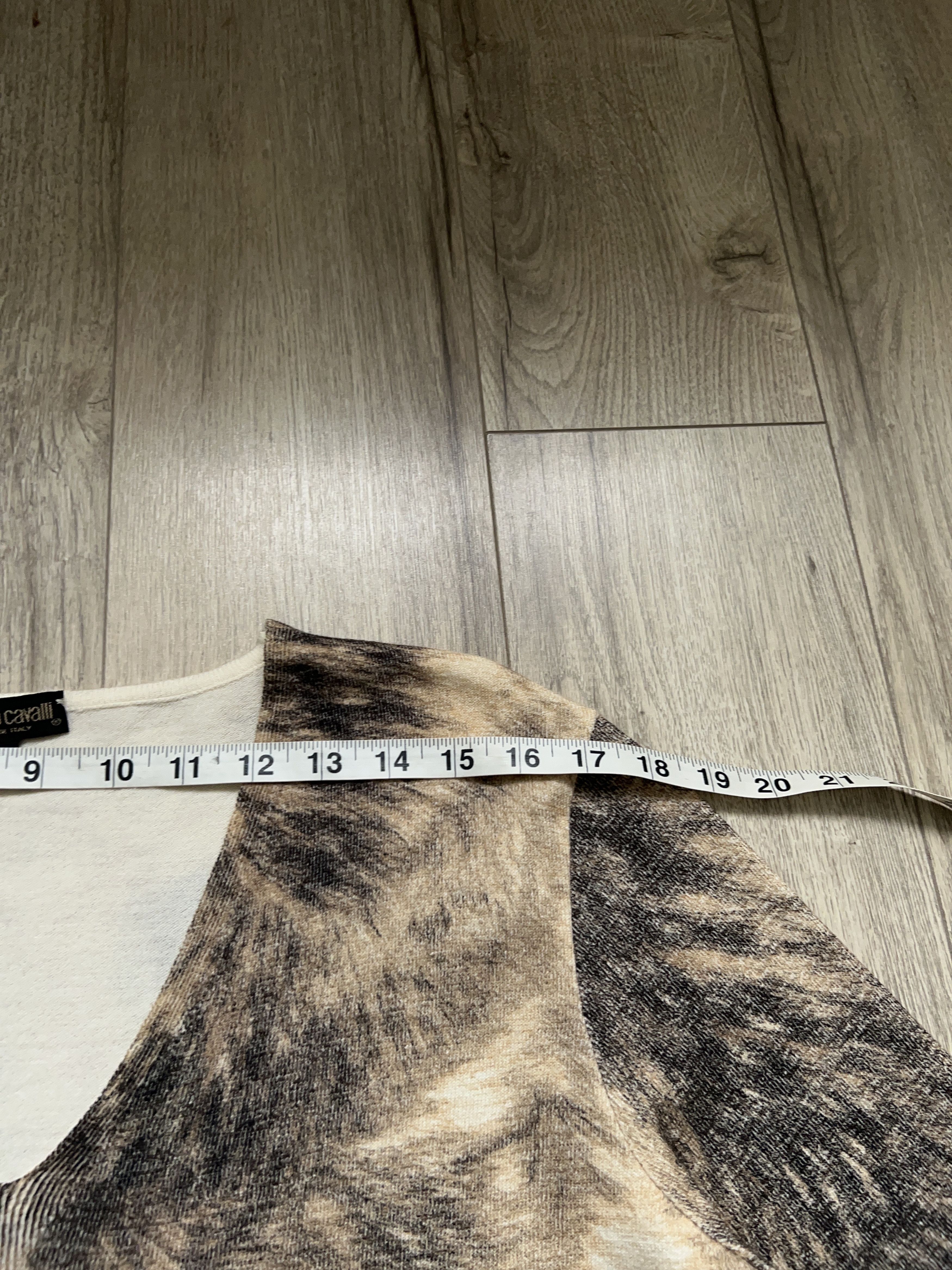 Roberto Cavalli × Vintage Cavalli All Over Animal Print Wool V Neck Jumper Sweater Size M / US 6-8 / IT 42-44 - 4 Thumbnail