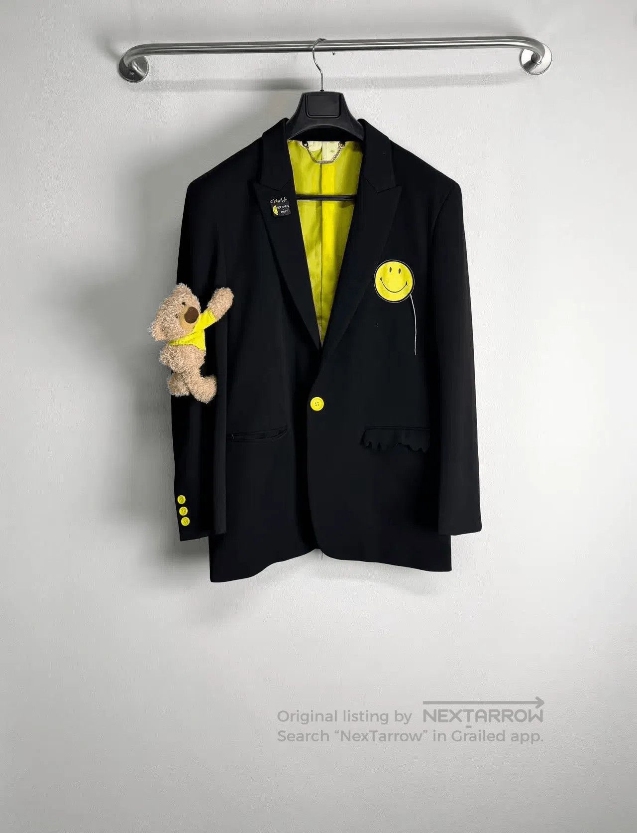 13DE MARZO 13DE MARZO x SMILEY Gray Blazer. Size M / US 6-8 / IT 42-44 - 1 Thumbnail
