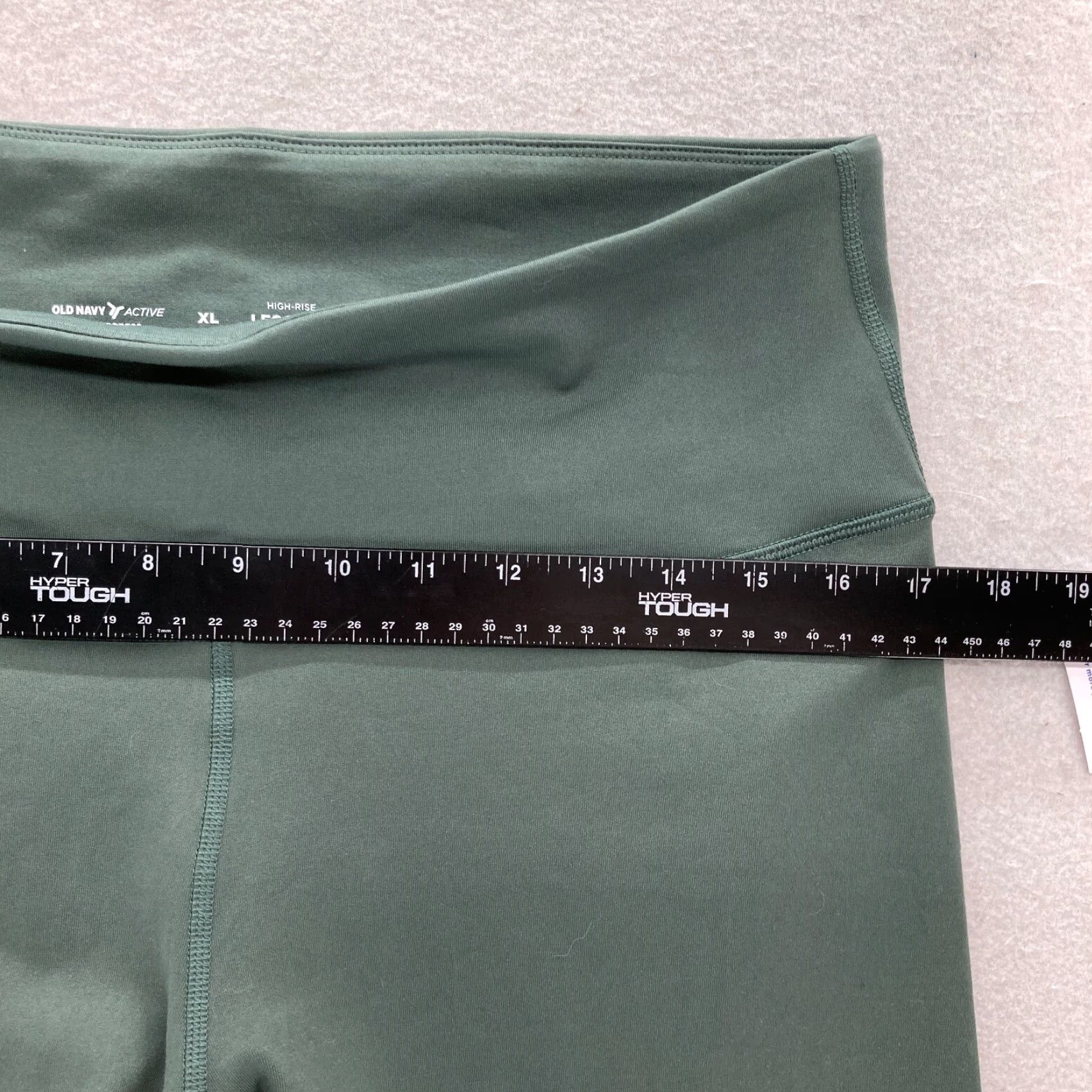 Old Navy Old Navy Active PowerPress Leggings Women's XL Green Cropped Go-Dry Gym Size 40" / US 18 - 5 Thumbnail