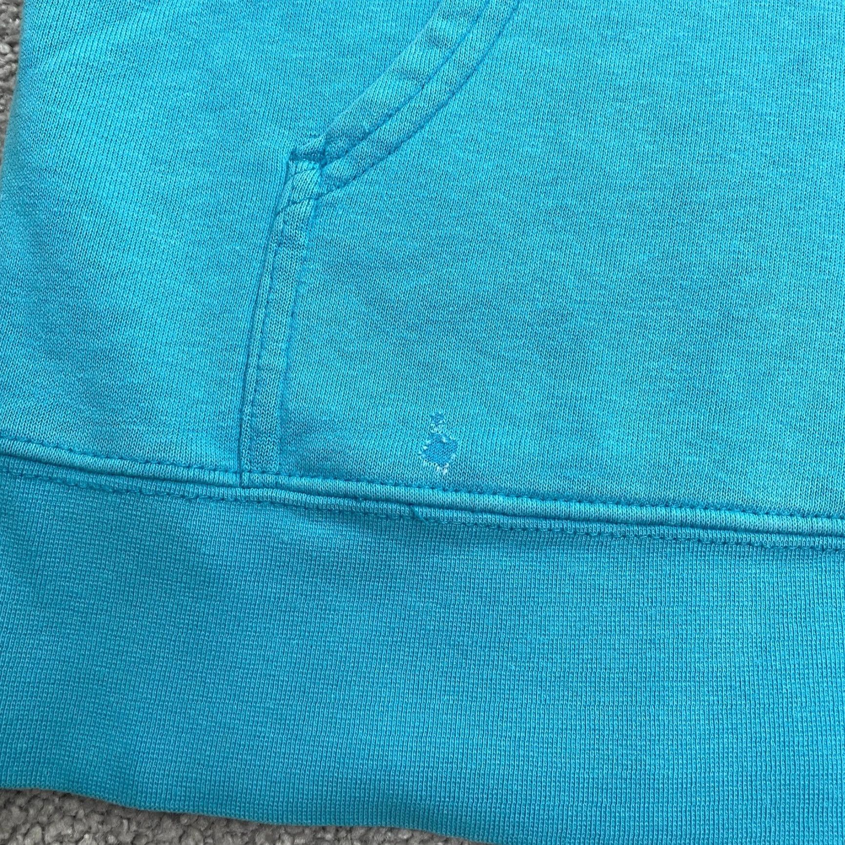 The North Face The North Face Hoodie Sweatshirt Womens Large Blue Graphic Fleece Pullover Size L / US 10 / IT 46 - 5 Thumbnail