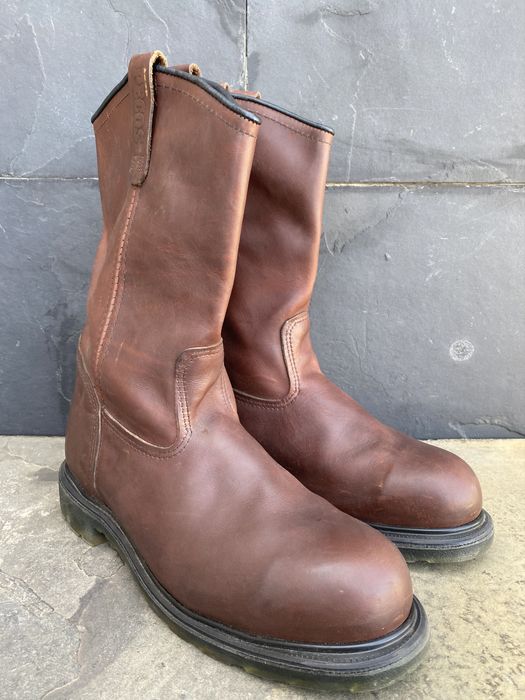 Red wing cheap pecos steel toe