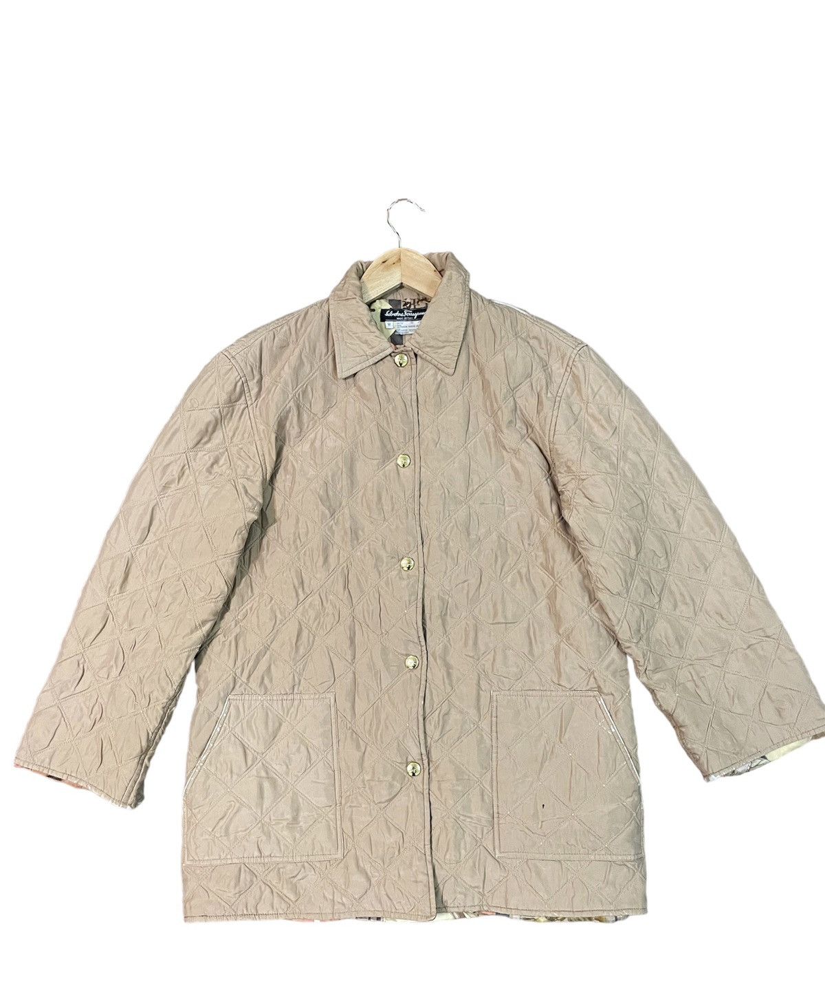 Salvatore Ferragamo Vintage Salvatore Ferragamo Button Up Jacket Size US M / EU 48-50 / 2 - 1 Thumbnail