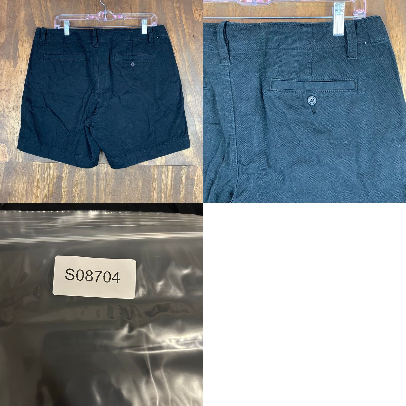 Ralph Lauren Ralph Lauren Womens Bermuda Shorts Black Flat Front 100% Cotton 14 Bermuda Chino Shorts Women Black 14 Mens? Size 25" / US 0 / IT 36 - 8 Thumbnail