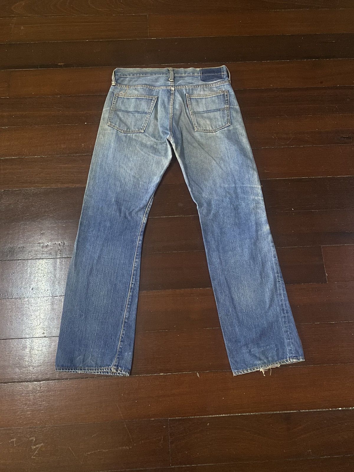 Vintage Fire 🔥 vintage 90s BIG STONE distressed denim rework Size US 32 / EU 48 - 11 Thumbnail