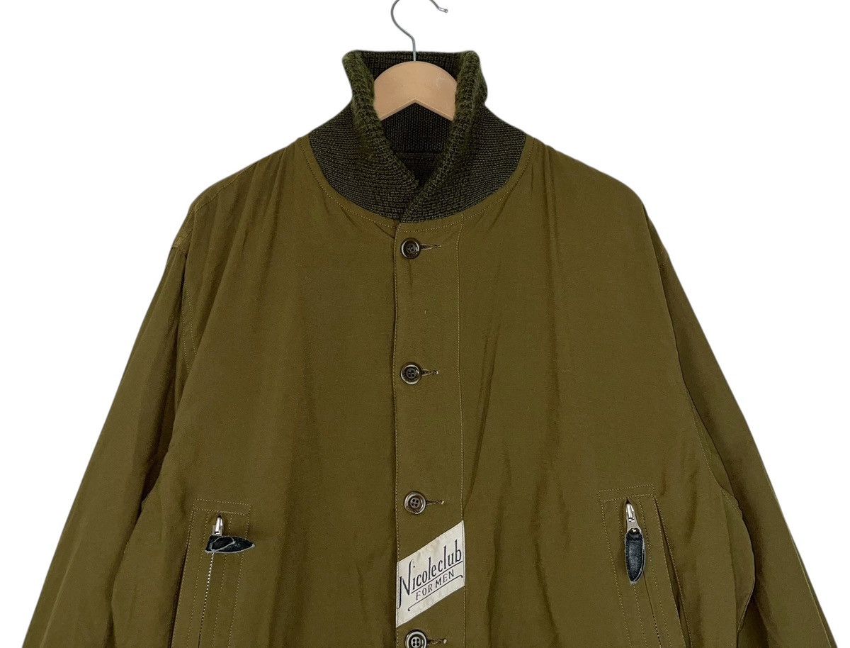 Nicole Club Vtg Reversible Nicole Club For Men Wool Cotton Heavy Jacket Size US M / EU 48-50 / 2 - 13 Thumbnail