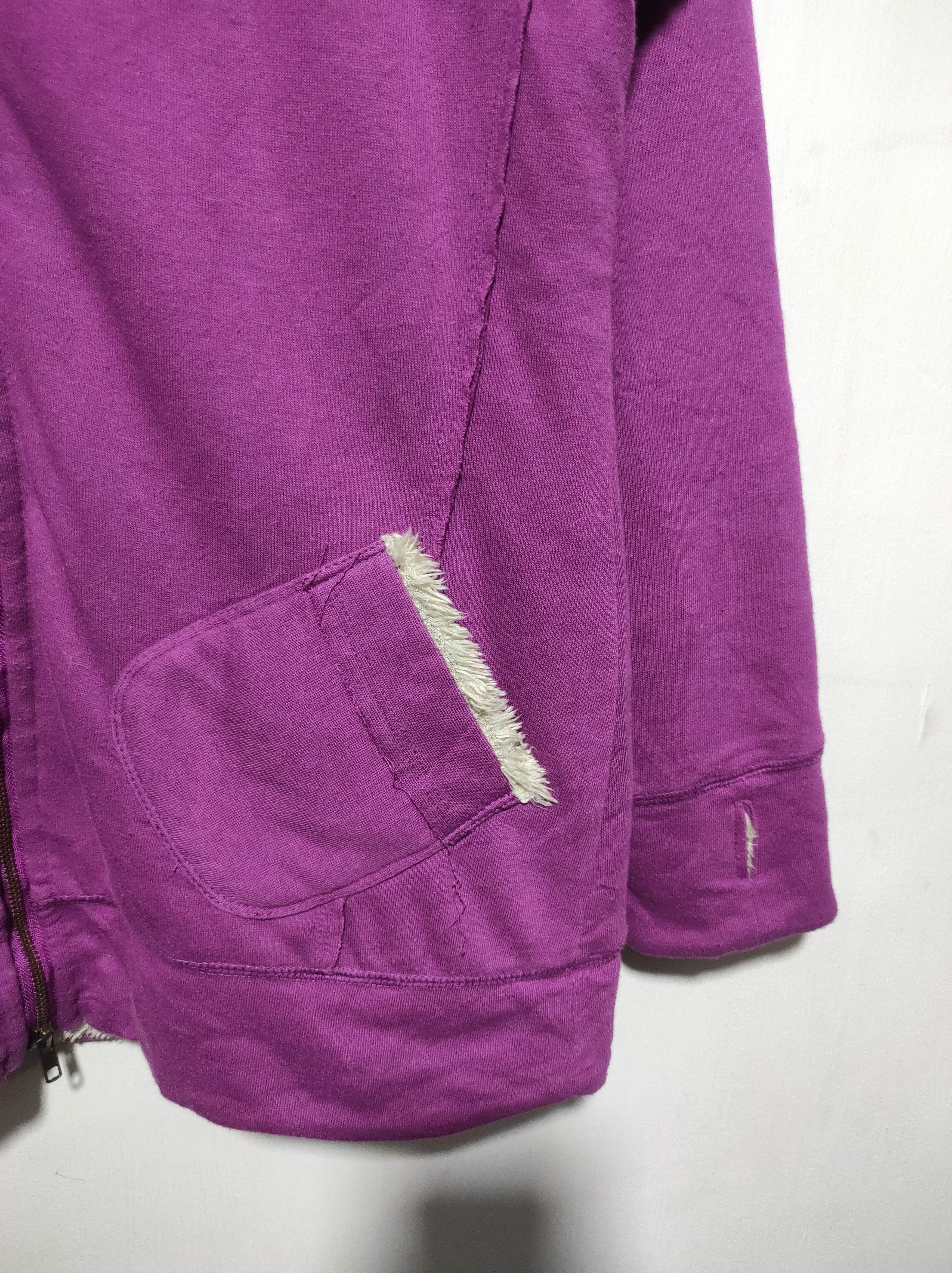 Japanese Brand Purple Sherpa Double Zipper Fur Hoodie lgb style Size M / US 6-8 / IT 42-44 - 6 Thumbnail
