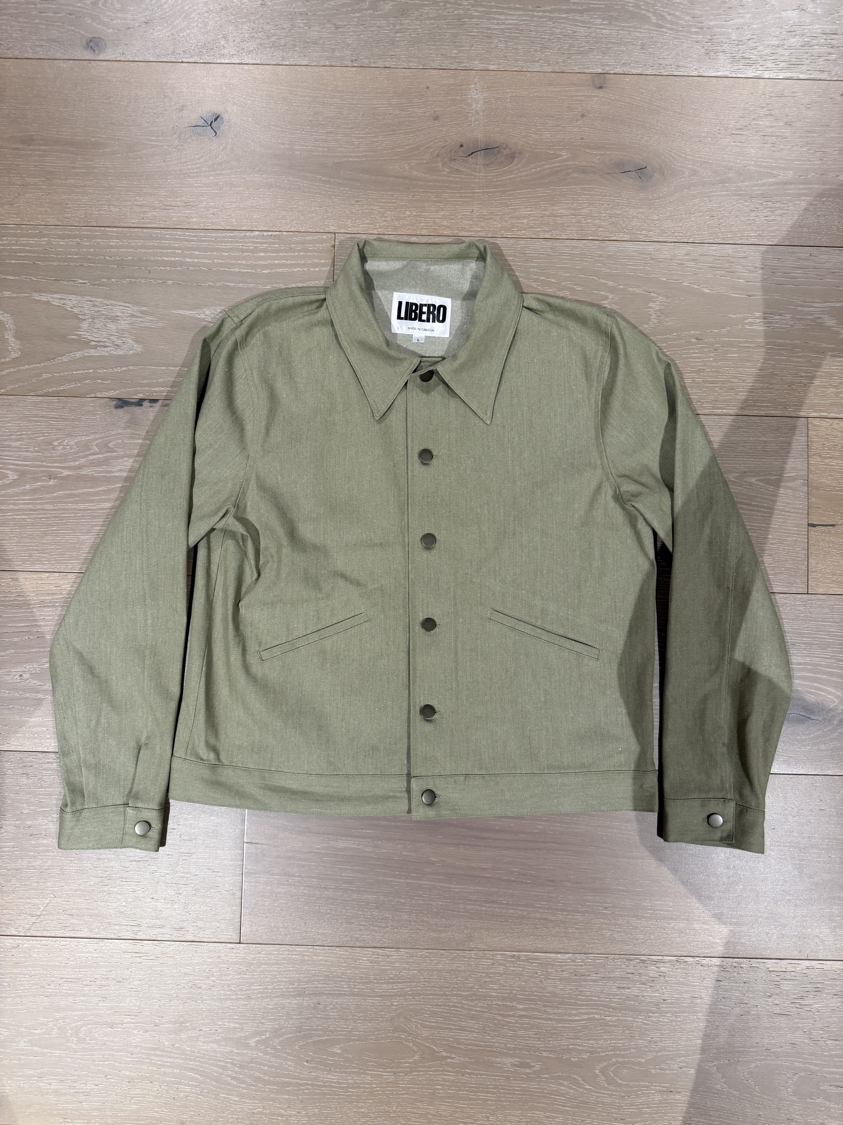 Libero 💚 Libero Pistachio Denim Jacket Large NEW Size US L / EU 52-54 / 3 - 5 Thumbnail