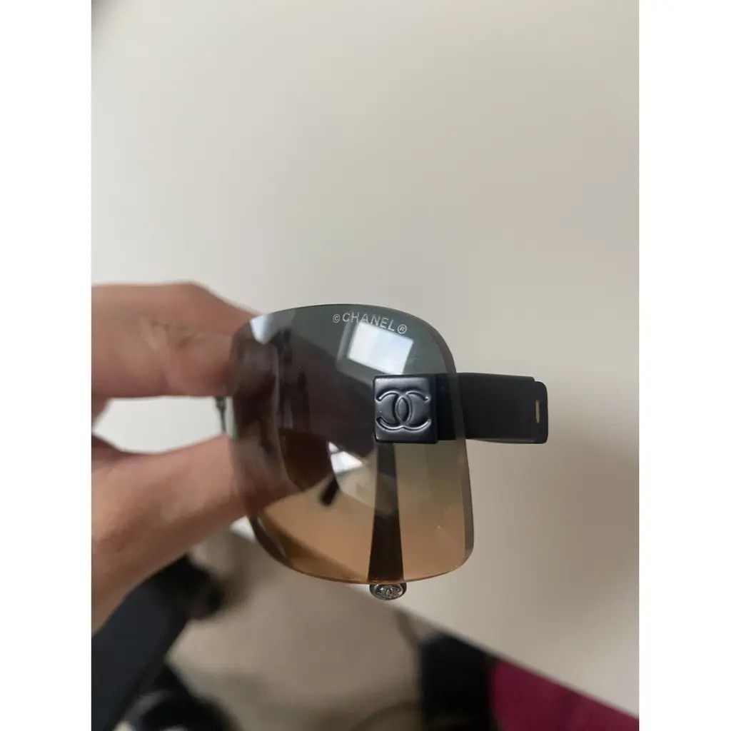 Chanel CHANEL SUNGLASSES 4026 LOGO Black Metal Vintage Iconic 4017 Size ONE SIZE - 1 Thumbnail