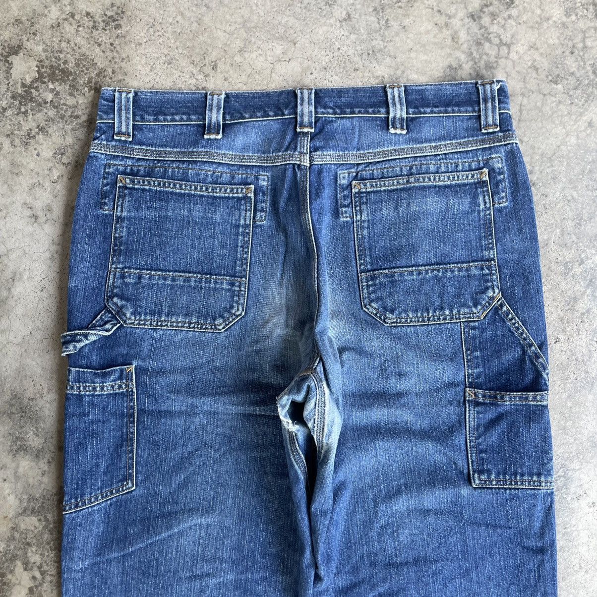 L.L. Bean 🔥Vintage L.L.Bean Carpenter Worker Distress Denim Jeans Size US 38 / EU 54 - 5 Thumbnail