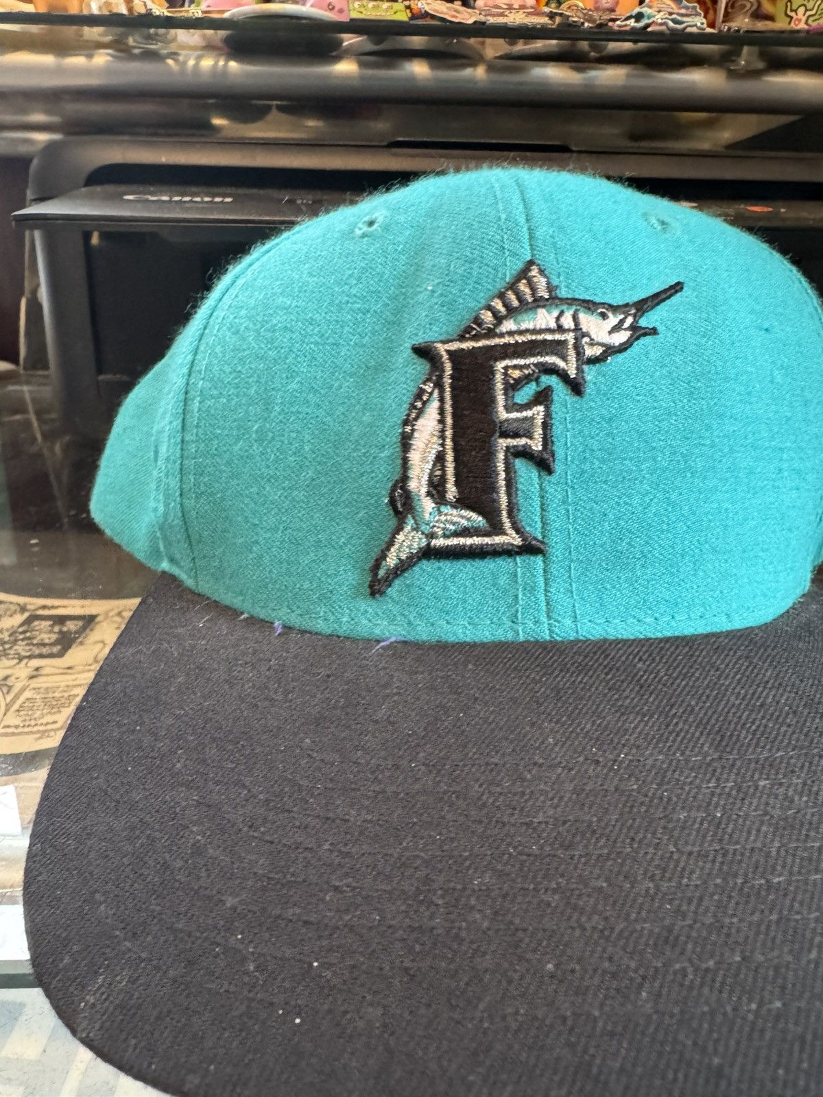 MLB Vintage Florida Marlins Hat 90s Size ONE SIZE - 2 Thumbnail
