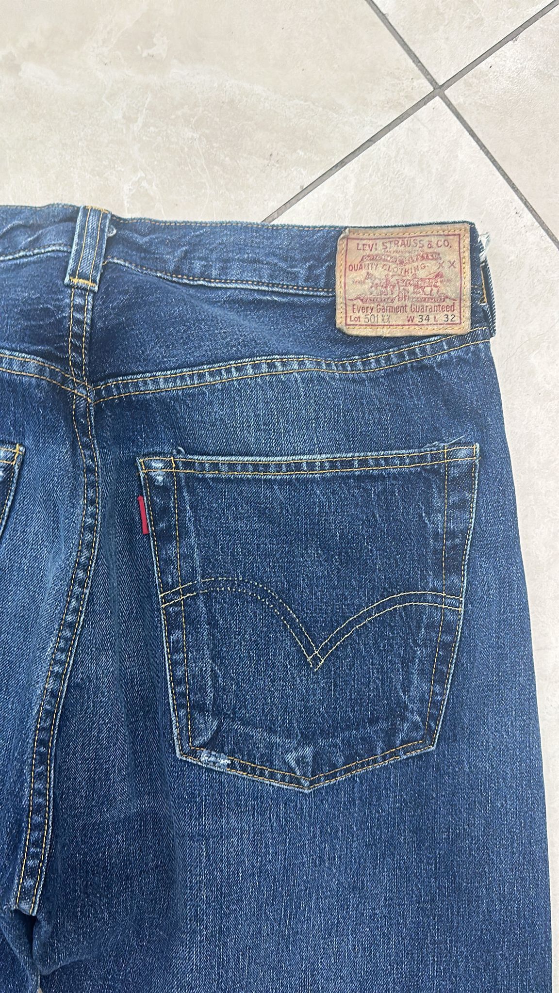 Levi's Vintage Clothing LVC Levi's Vintage Clothing 1947 501XX Selvedge Jean Size US 34 / EU 50 - 5 Thumbnail