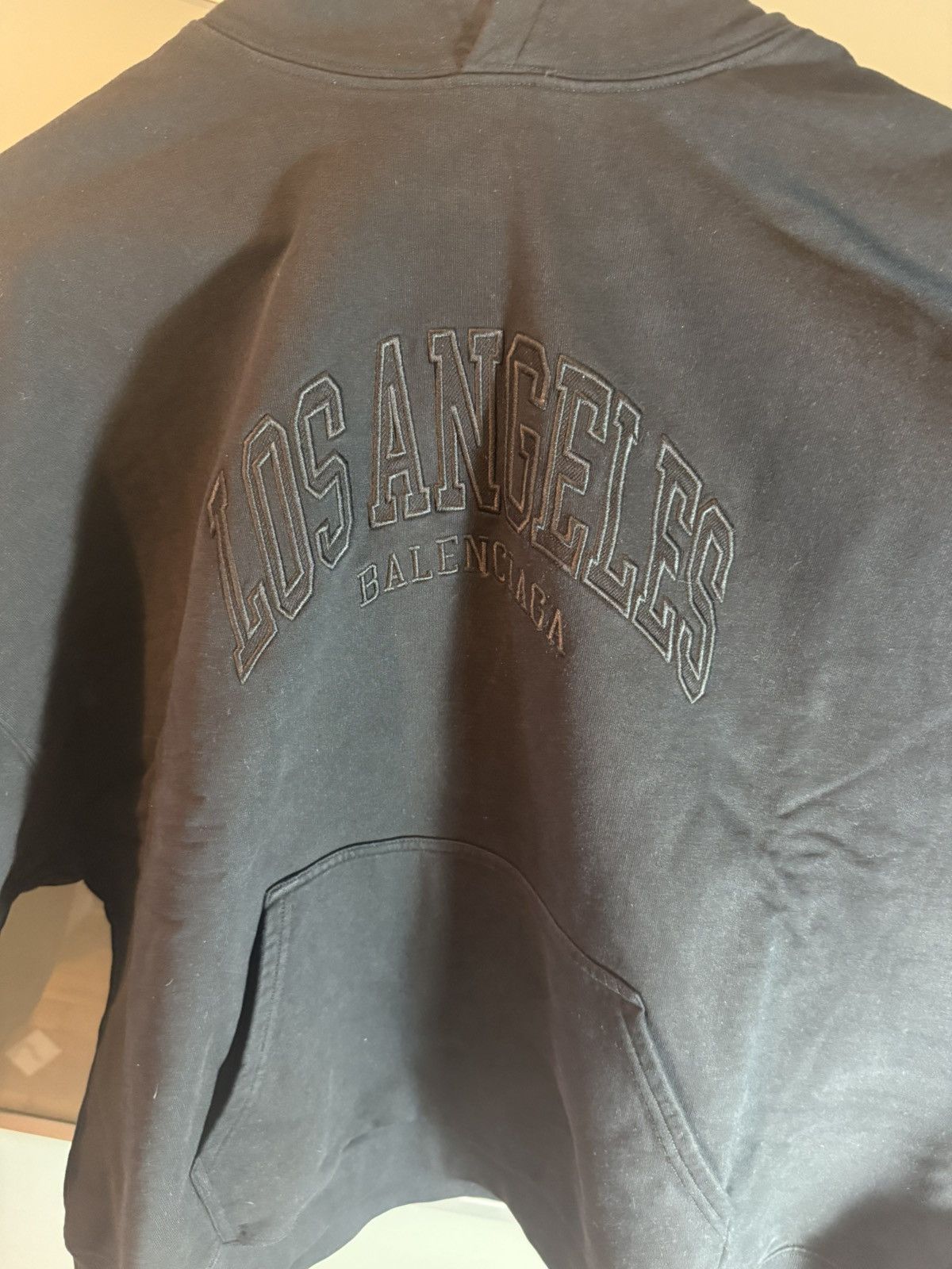 Balenciaga Los Angles Hoodie Black Size 2