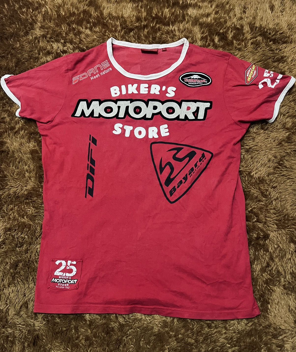 Vintage BIKER’S MOTOPORT STORE Y2K PATCFOAM TEE VINTAGE Size US L / EU 52-54 / 3 - 1 Thumbnail