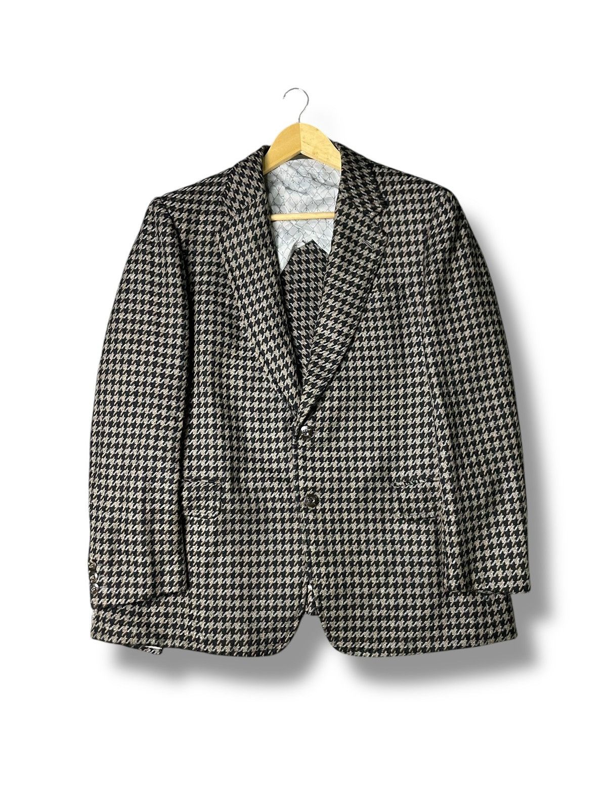 Japanese Brand × Vintage Toyohara Tokyo Brand Houndstooth Coat (63) Size US XS / EU 42 / 0 - 1 Thumbnail