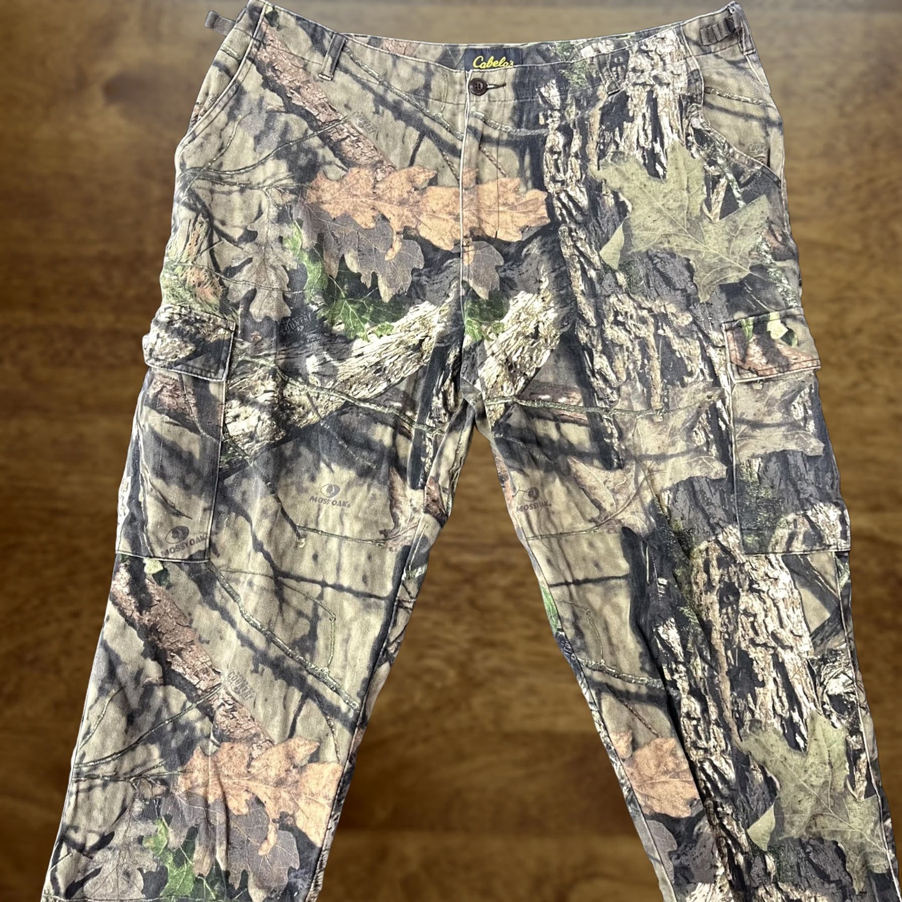 Vintage Cabela's Cargo Pants Mens 44x32 Brown Camo Hunting Outdoor Cotton Blend Workwear Size US 44 / EU 60 - 1 Thumbnail