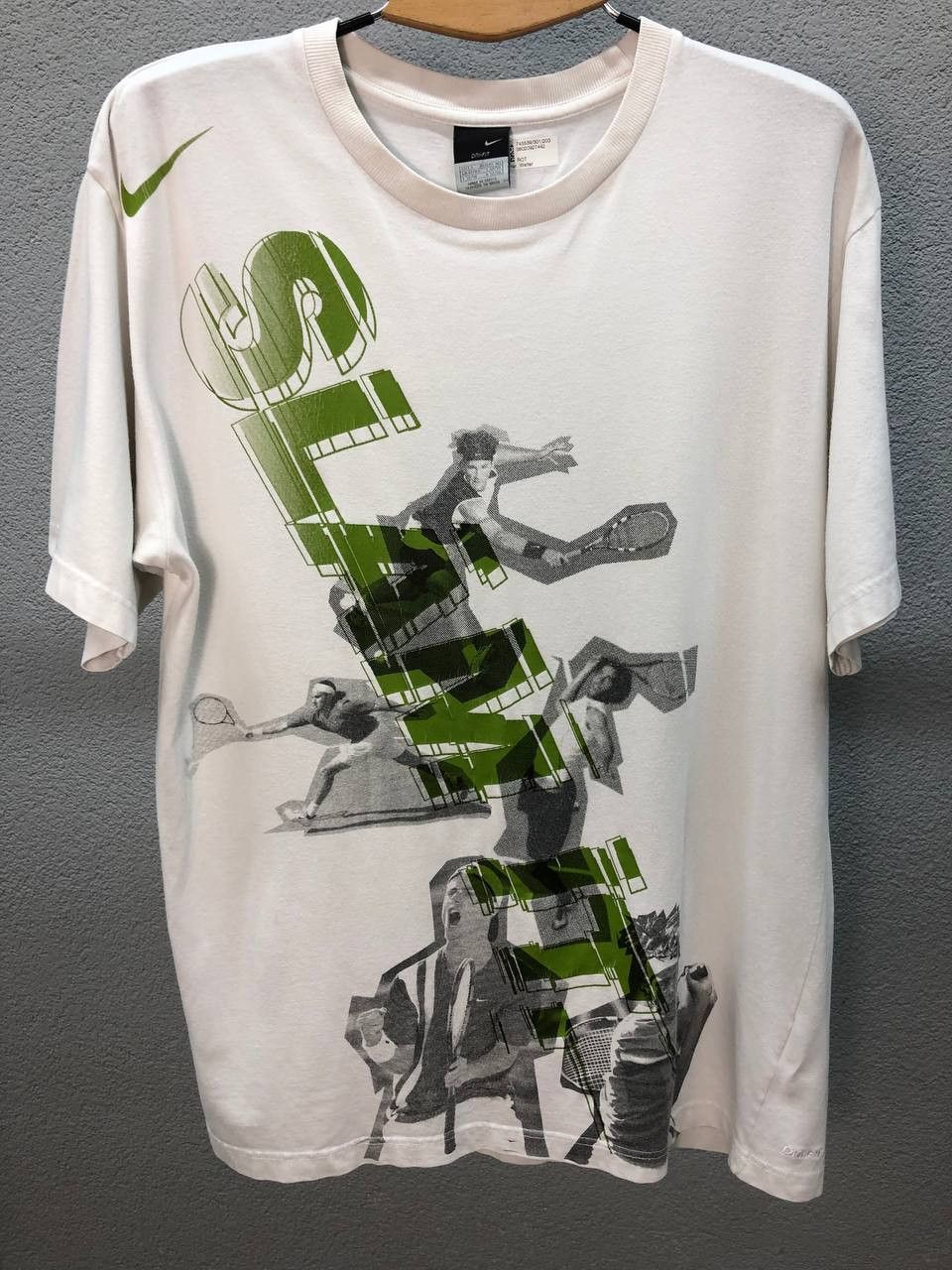 Grand Slam × Nike × Vintage Nike Slam tennis mens T Shirt Large Size US L / EU 52-54 / 3 - 1 Thumbnail