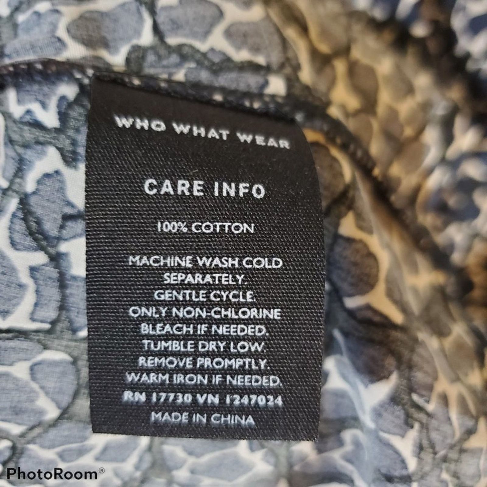 Other Who What Wear | Blue, Button Down, Giraffe Print Shirt | XL Size XL / US 12-14 / IT 48-50 - 7 Thumbnail