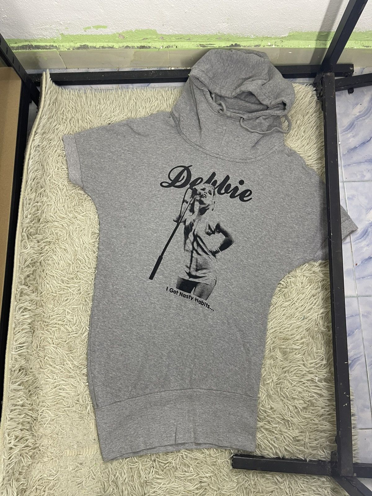 Hysteric Glamour Hysteric Glamour Blondie Debbie Hoodie Dress Grey Free Size Size ONE SIZE - 1 Thumbnail