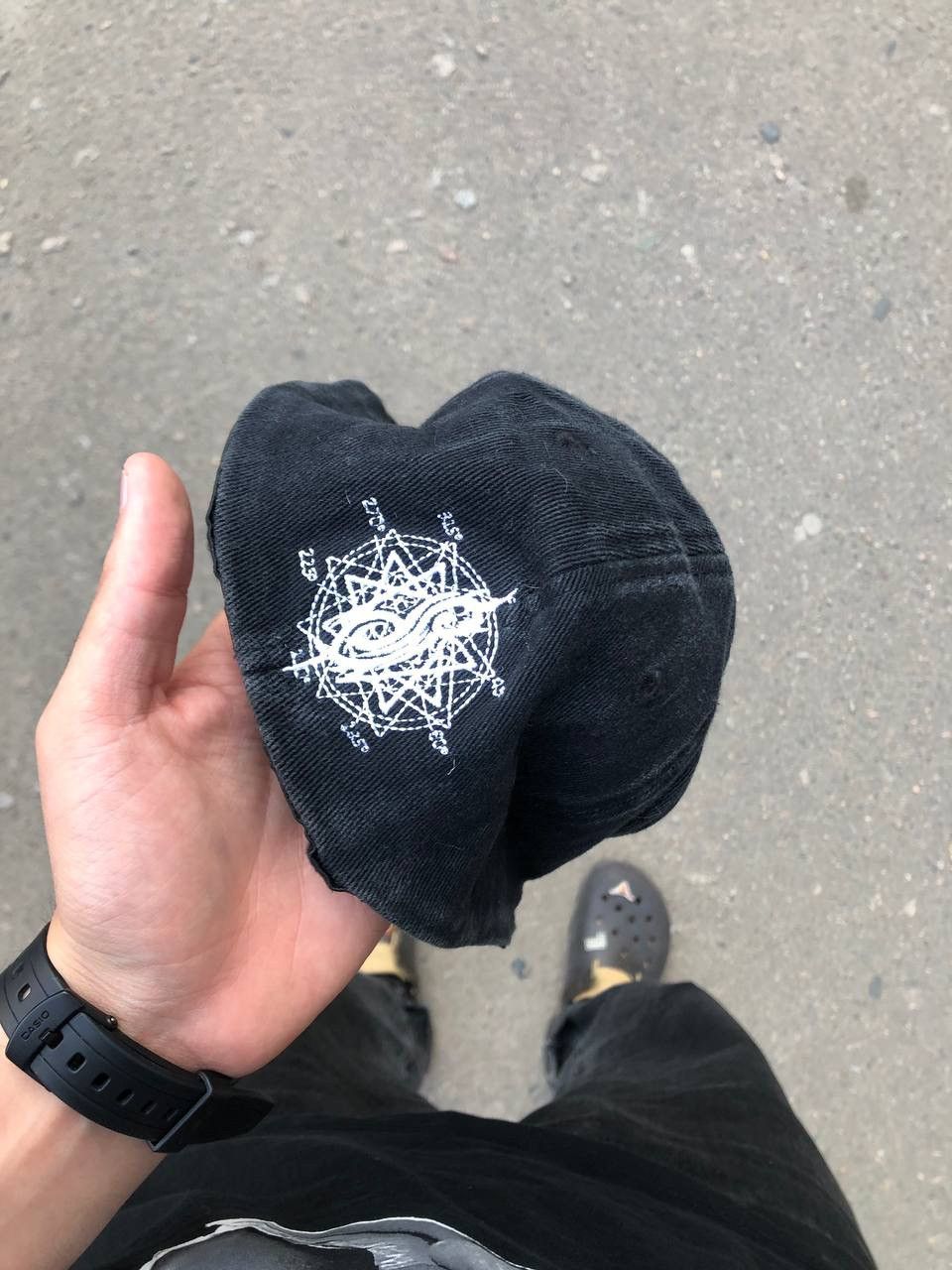 Band Tees × Vintage VERY RARE SLIPKNOT RETRO ROCK CAP MADE IN USA CASUAL Y2K 90s Size ONE SIZE - 5 Thumbnail