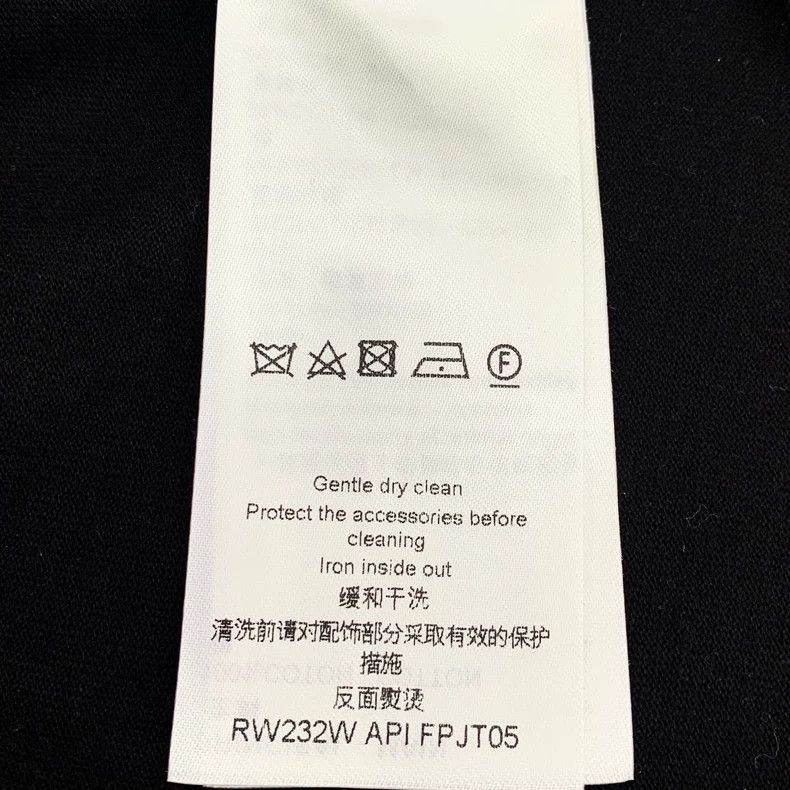 Louis Vuitton Louis Vuitton 23 black presbyopic zip paneled crew neck sh Size M / US 6-8 / IT 42-44 - 6 Thumbnail