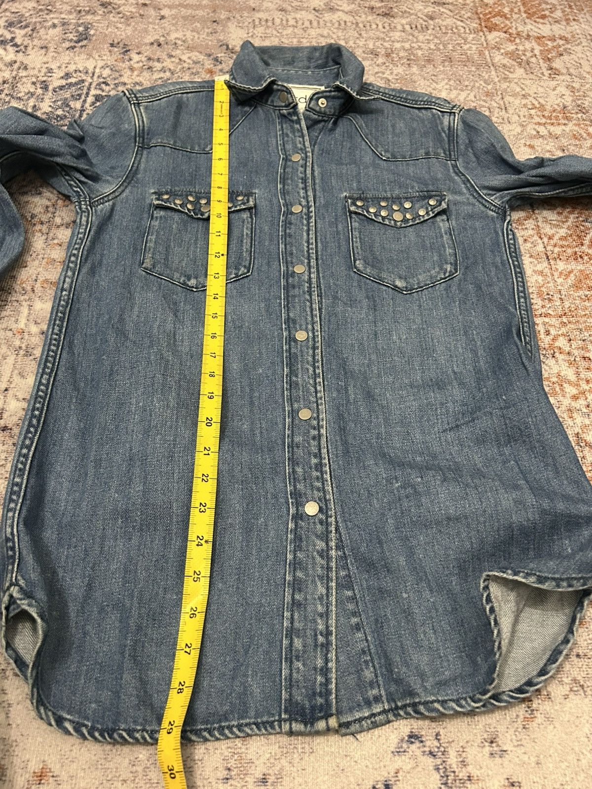 Japanese Brand 3rd By Vanquish Studded Button Shirt Size US S / EU 44-46 / 1 - 9 Thumbnail