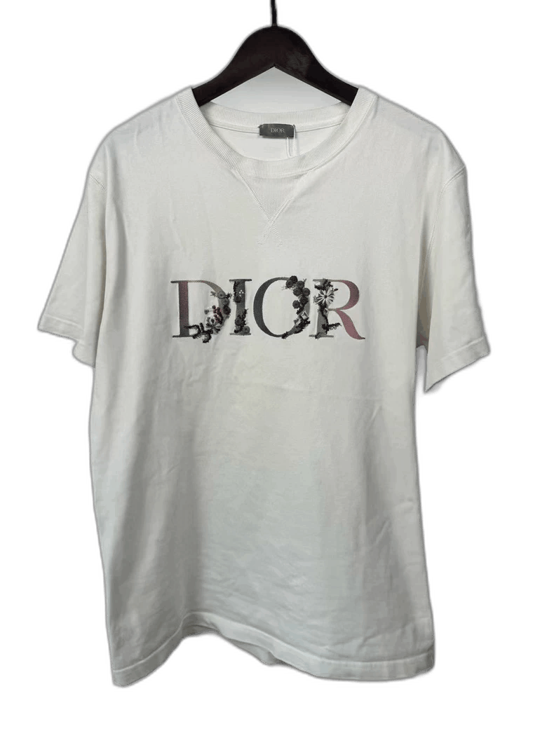 Dior Dior Floral Letter Short Sleeve TShirt-2506 Size US XL / EU 56 / 4 - 1 Thumbnail