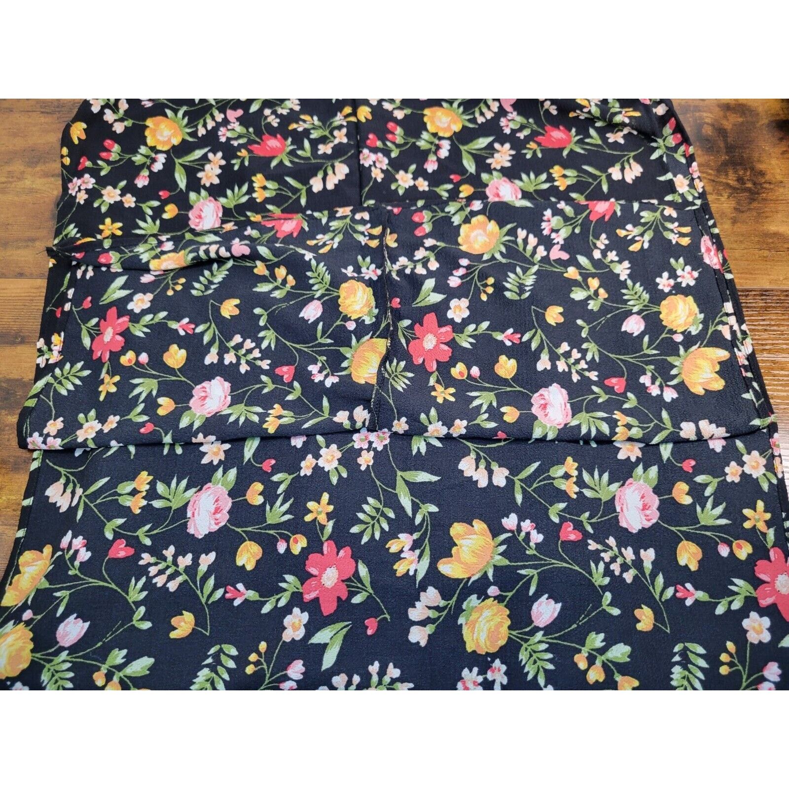 rue21 Rue21 Small S Black Long Floral Dress Gothic Ruffled Hipster Size S / US 4 / IT 40 - 5 Thumbnail