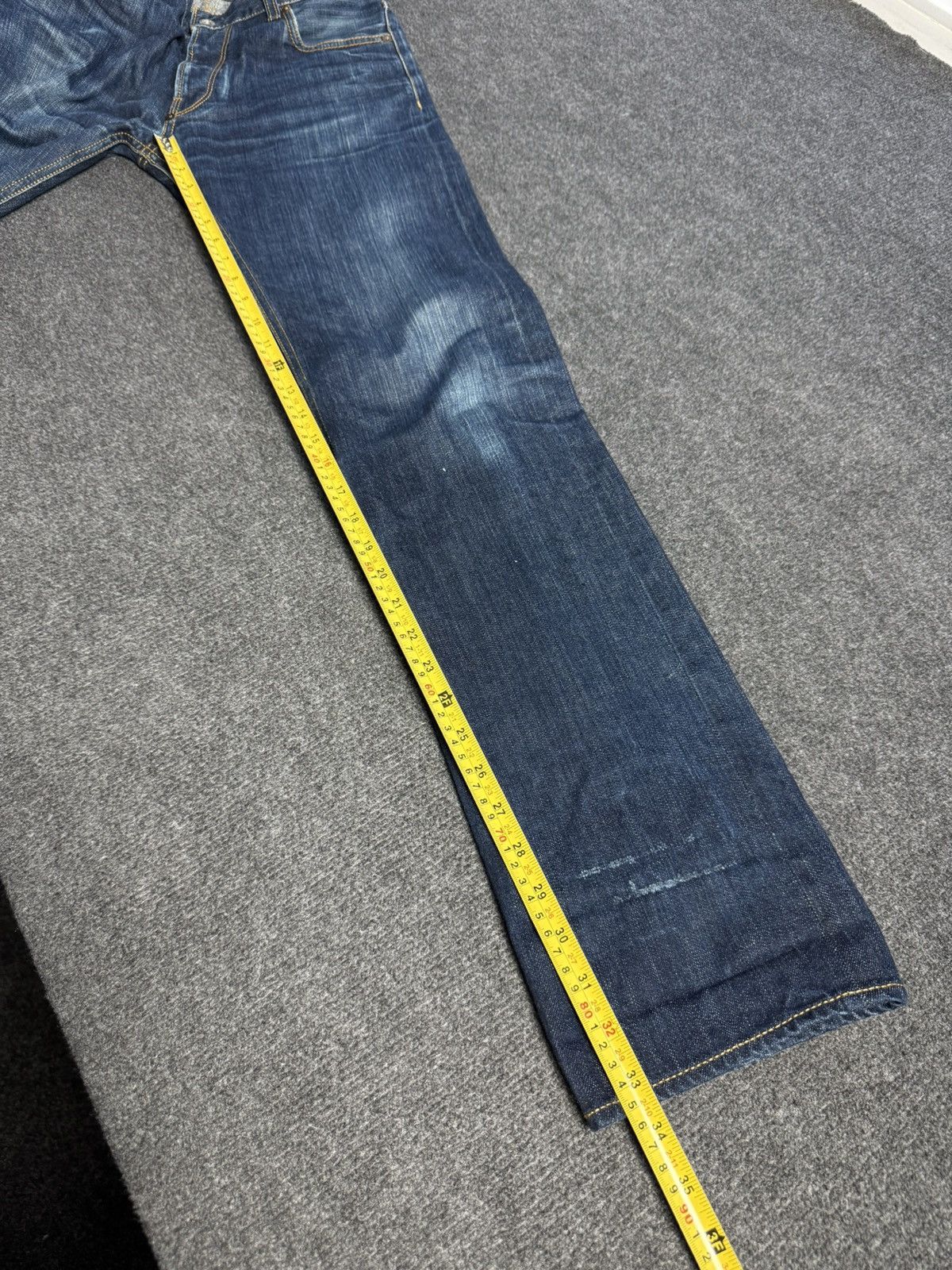 Blue Blanket 00s Blue Blanket Selvedge Denim Jeans Raw Indigo Japan Retro Size US 30 / EU 46 - 19 Thumbnail