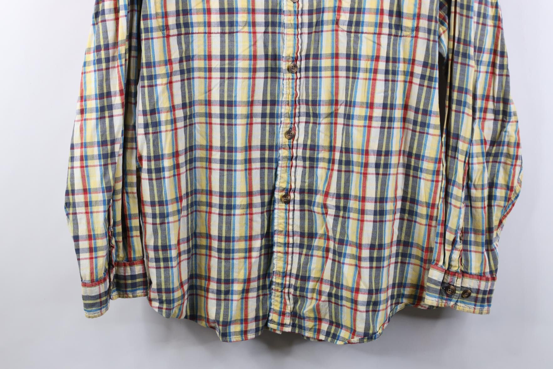 Eddie Bauer Vintage 90s Eddie Bauer Madras Flannel Collared Button Shirt Size US XXL / EU 58 / 5 - 3 Thumbnail