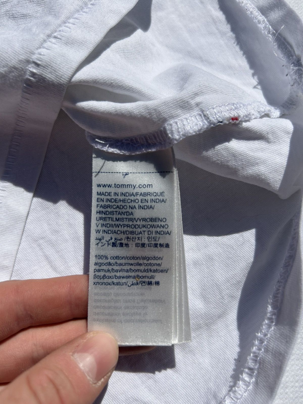 Tommy Jeans Tommy Jeans Flagship Basic White T-Shirt Tee Size M Size US M / EU 48-50 / 2 - 7 Thumbnail