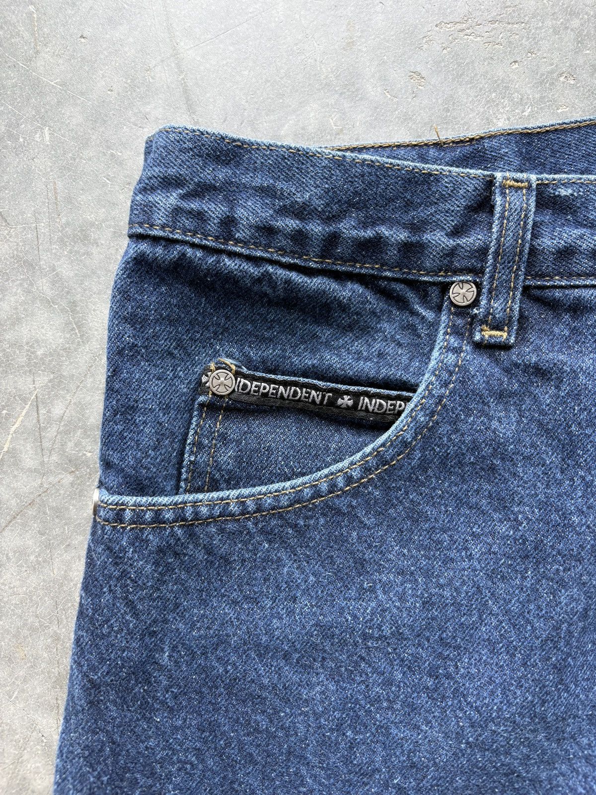 Independent Truck Co. Vintage Y2K Independent Baggy Jeans Skater Style Size US 36 / EU 52 - 3 Thumbnail