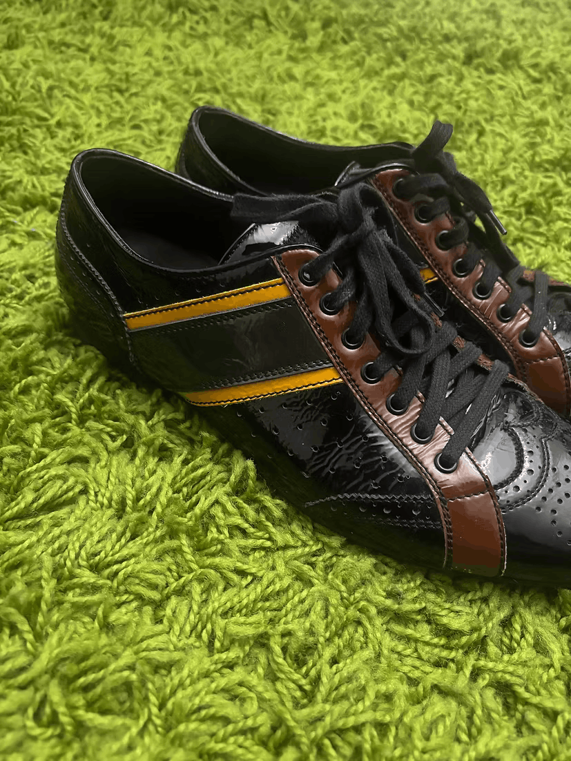 Miu Miu Mid-2000s Low-Cut Brogue Sneakers Size US 9 / EU 42 - 2 Thumbnail