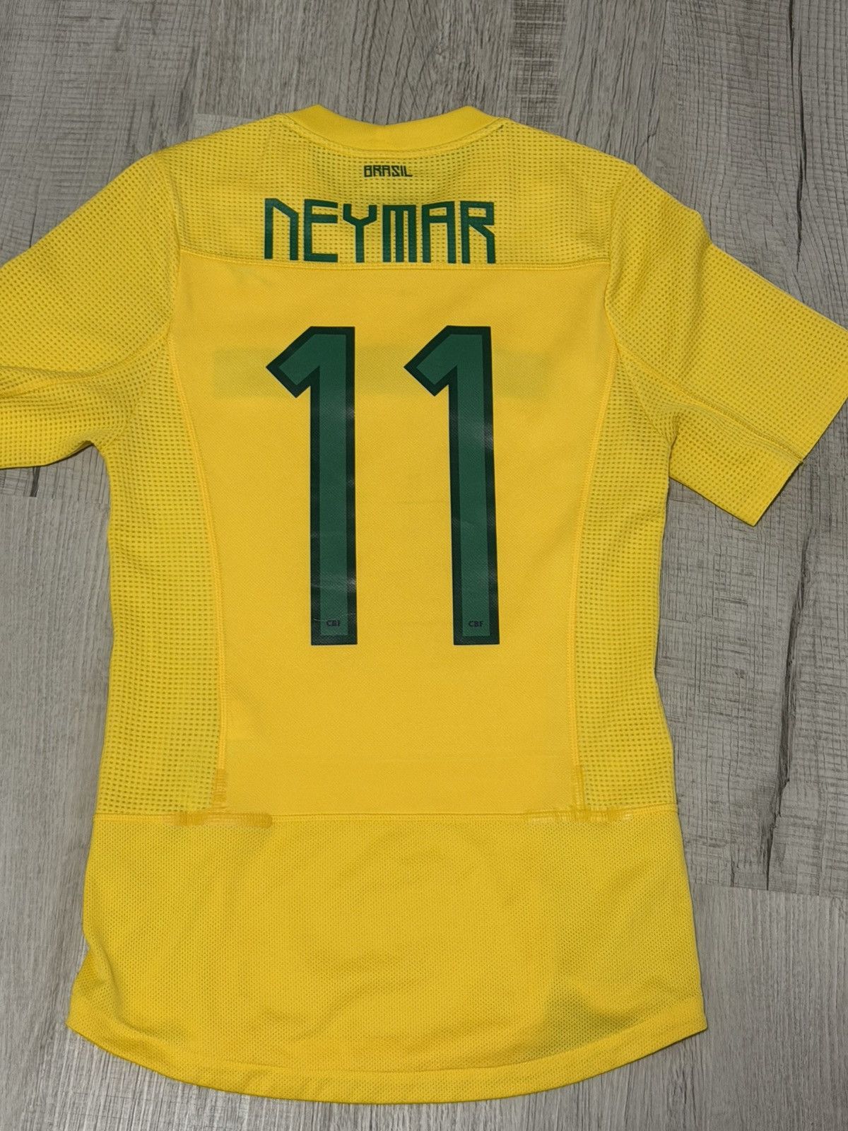 Nike Authentic Neymar Brazil Jersey Player Version RARE Size US S / EU 44-46 / 1 - 1 Thumbnail