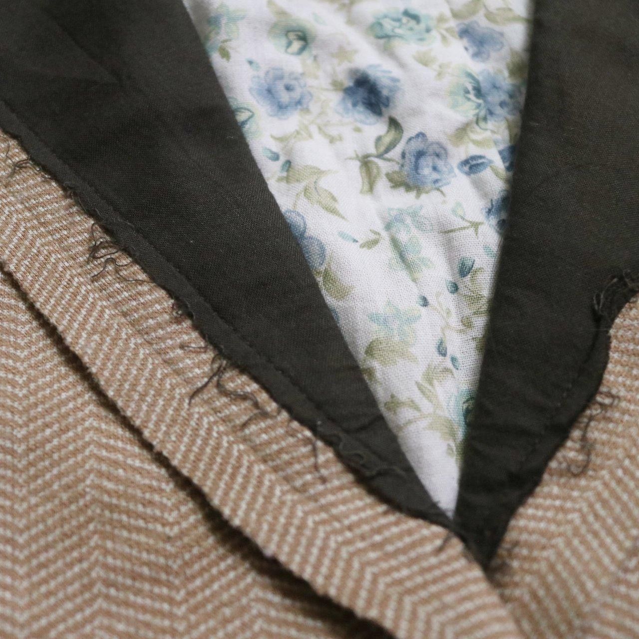 Comme des Garcons × Japanese Brand 00s Patchwork herringbone jacket Size S / US 4 / IT 40 - 7 Thumbnail