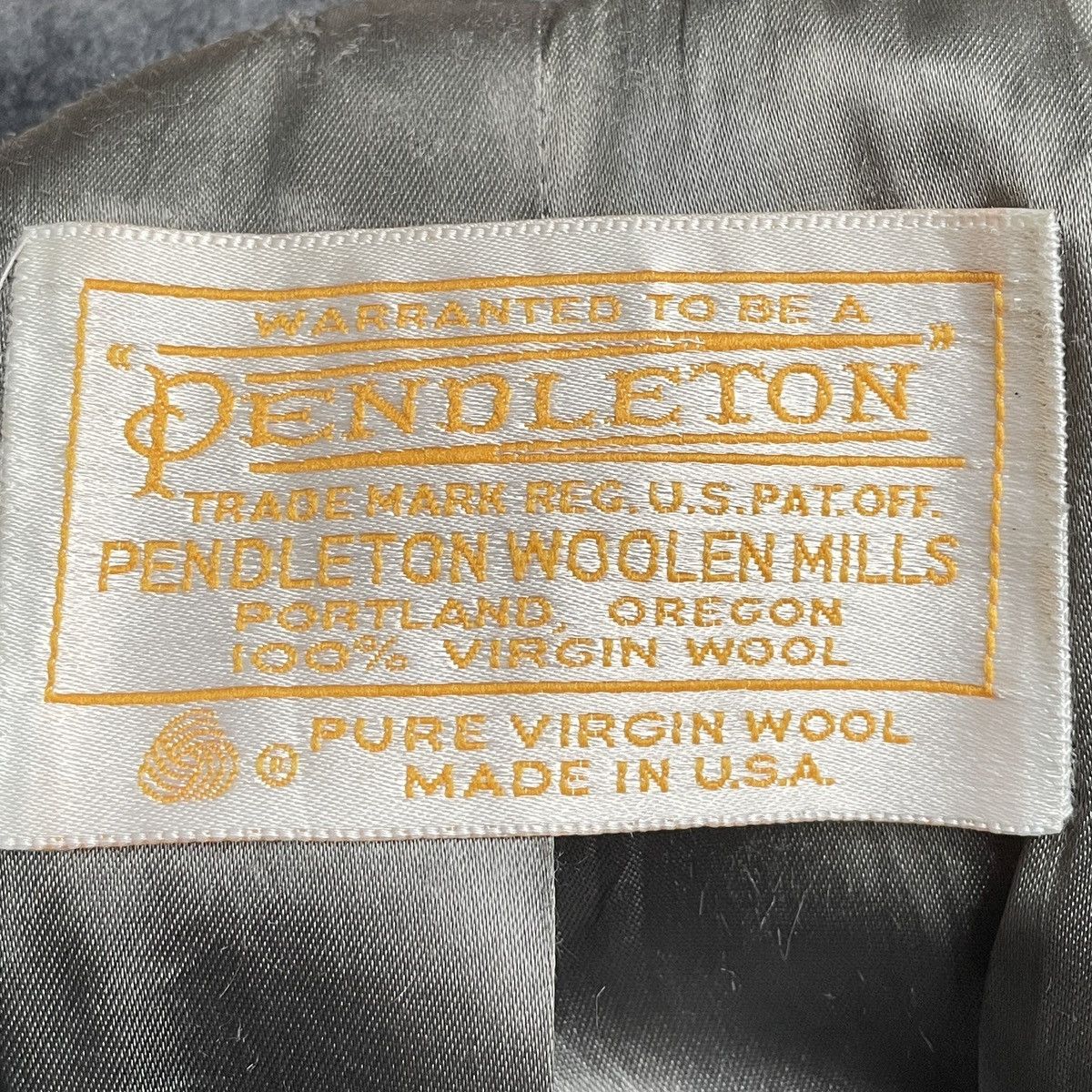 Pendleton × Vintage Vintage Brand Pendleton Wool Trench Coat 1980s Size L / US 10 / IT 46 - 9 Thumbnail